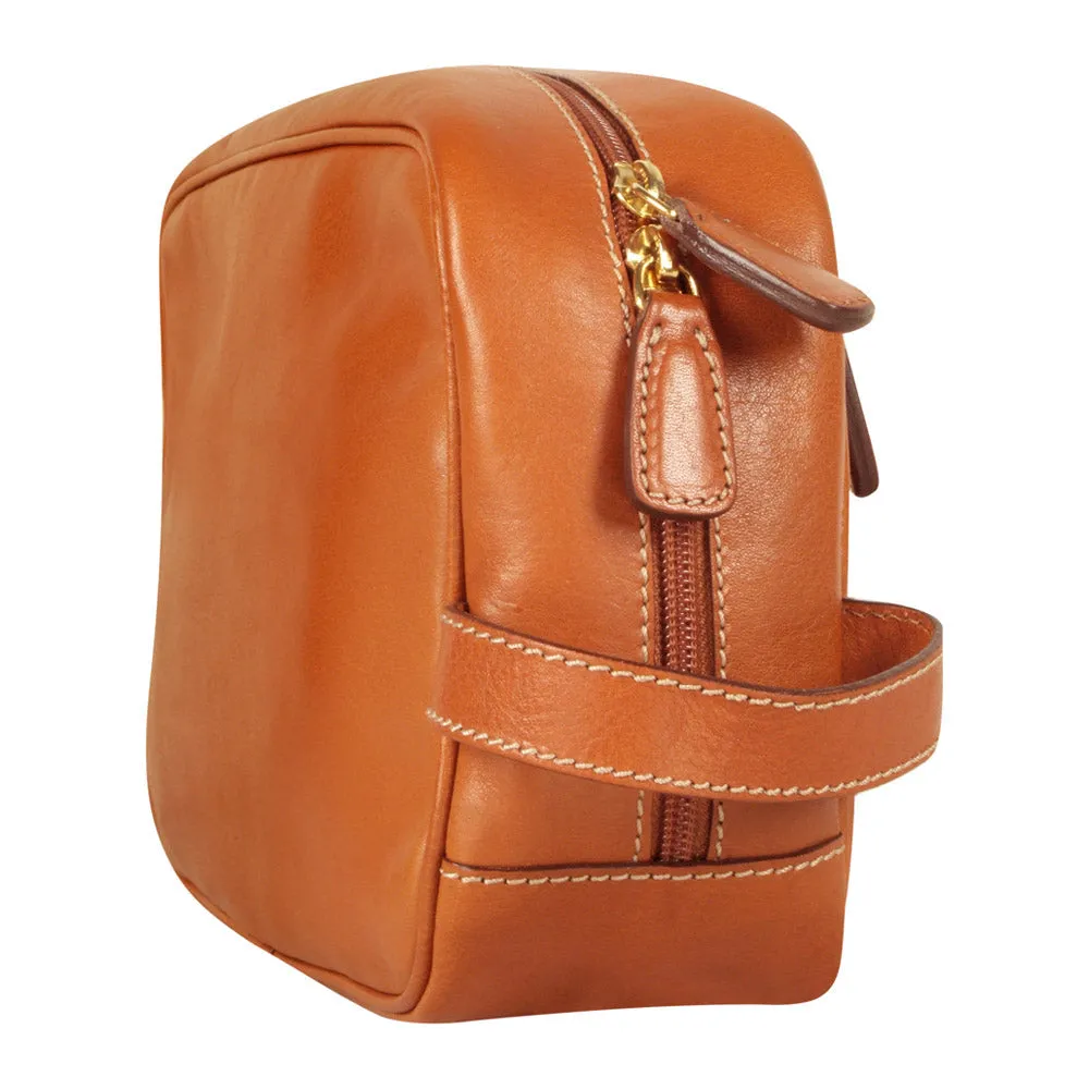 Bric's Life Pelle Travel Case Cognac