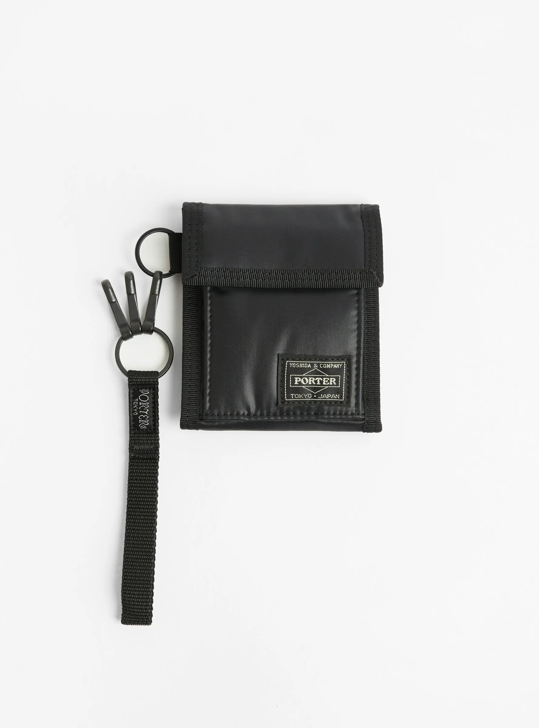 CAPSULE Square Wallet Black