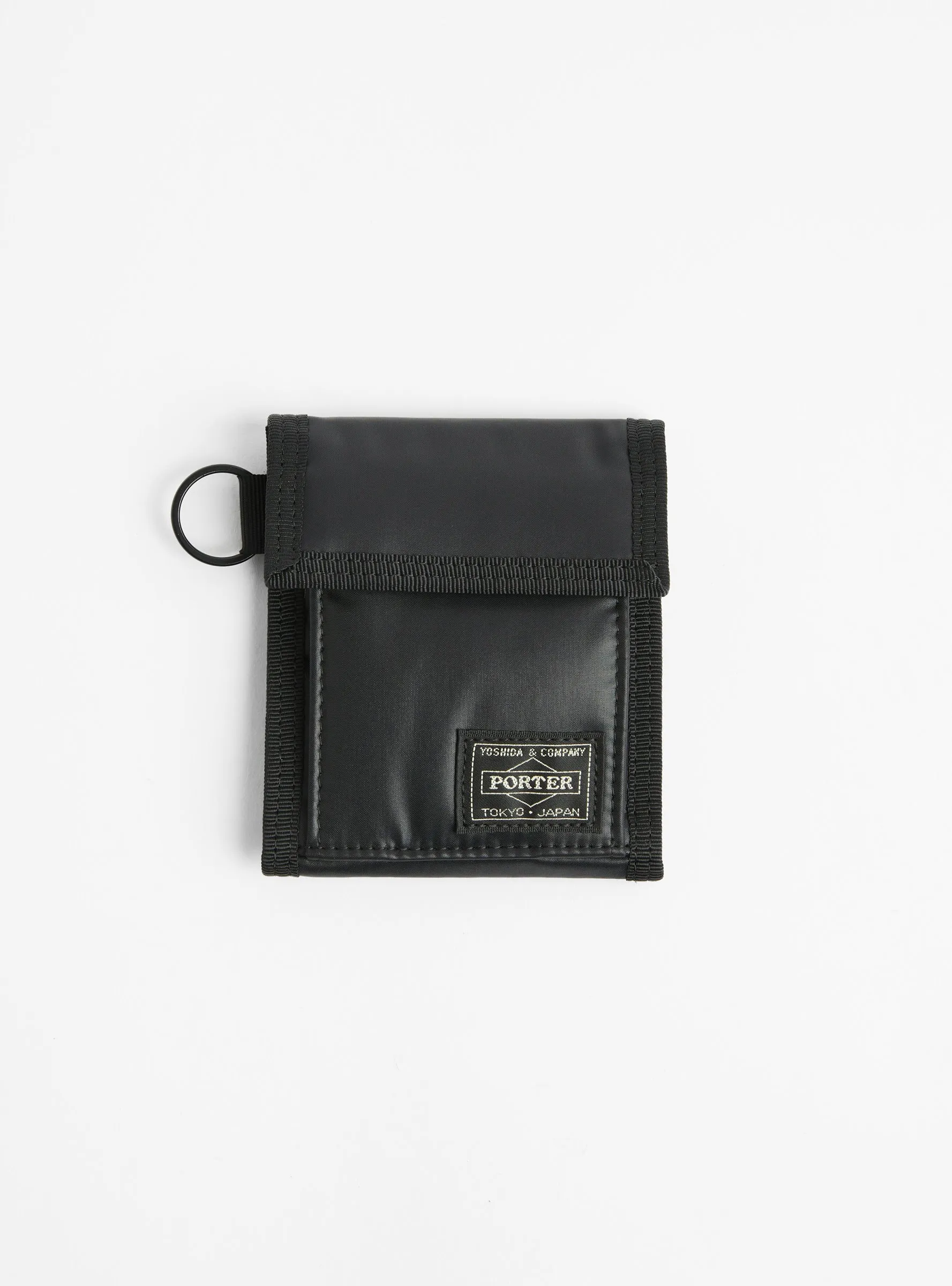 CAPSULE Square Wallet Black