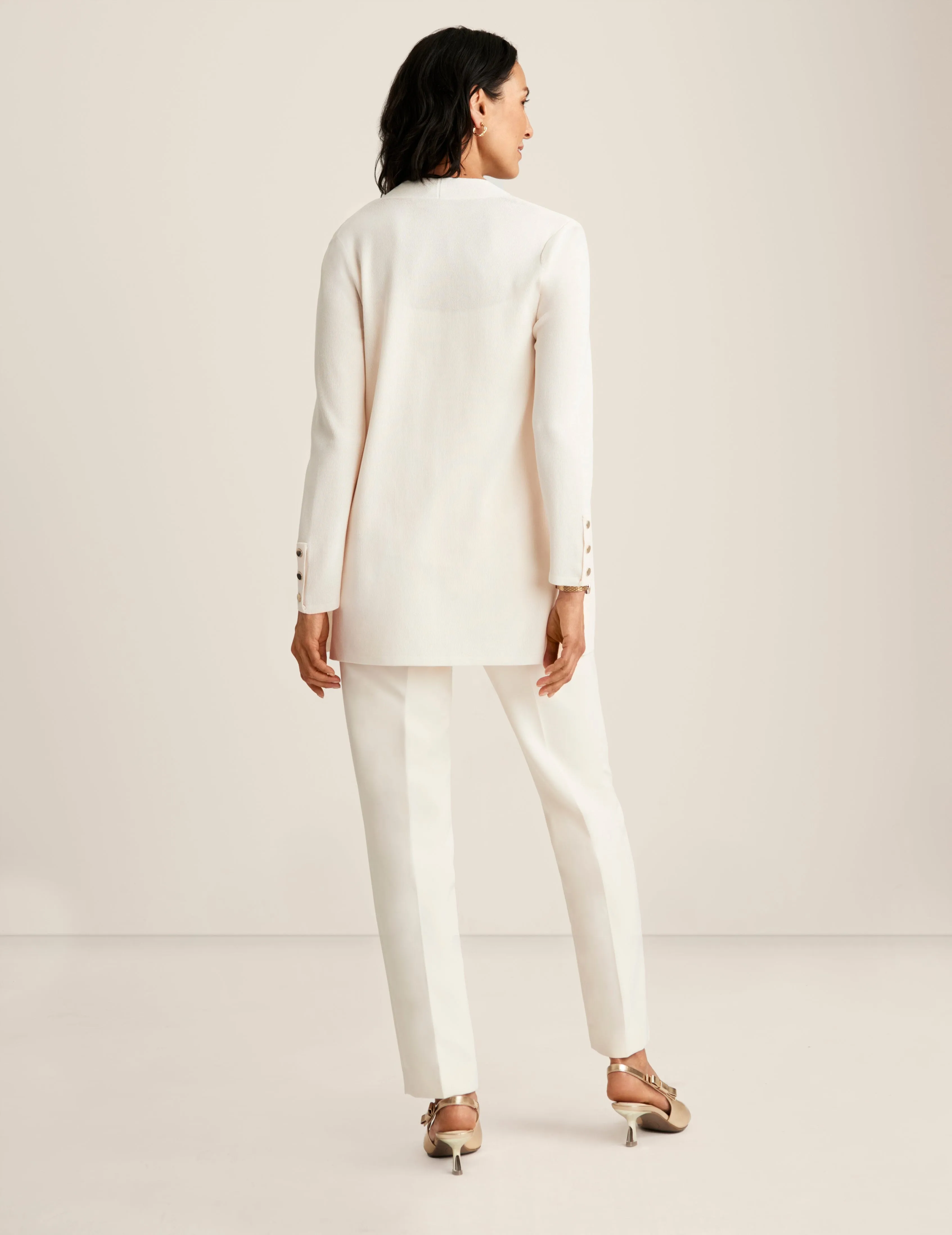 Carmel Self Edge Kissing Front Cardigan - Sale