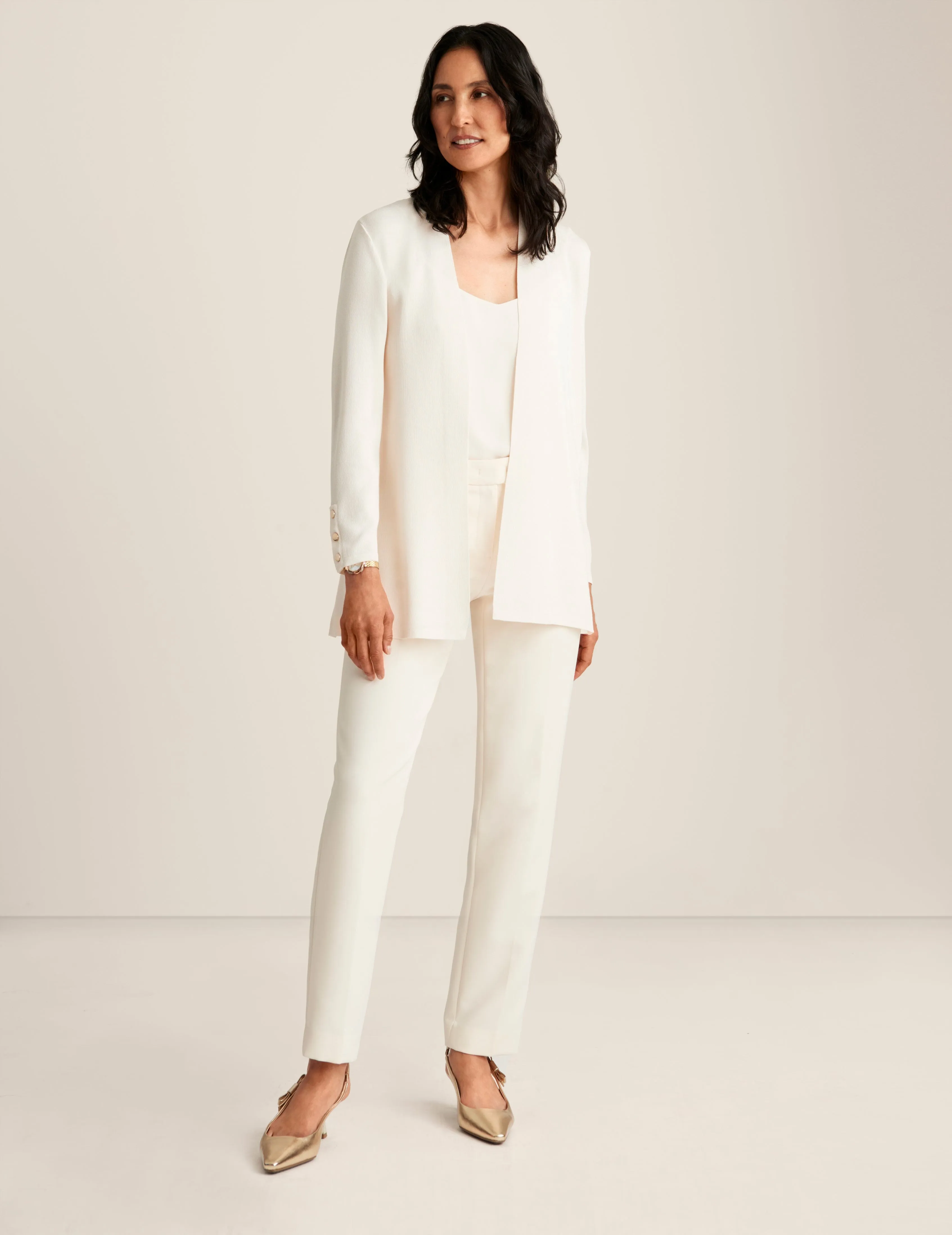 Carmel Self Edge Kissing Front Cardigan - Sale