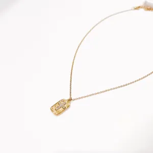 Cecilia Cross Pendent Necklace WATERPROOF