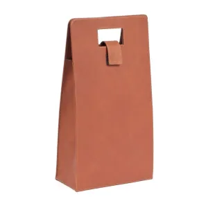 Claire Chase Leather Dual Wine Carrier Saddle