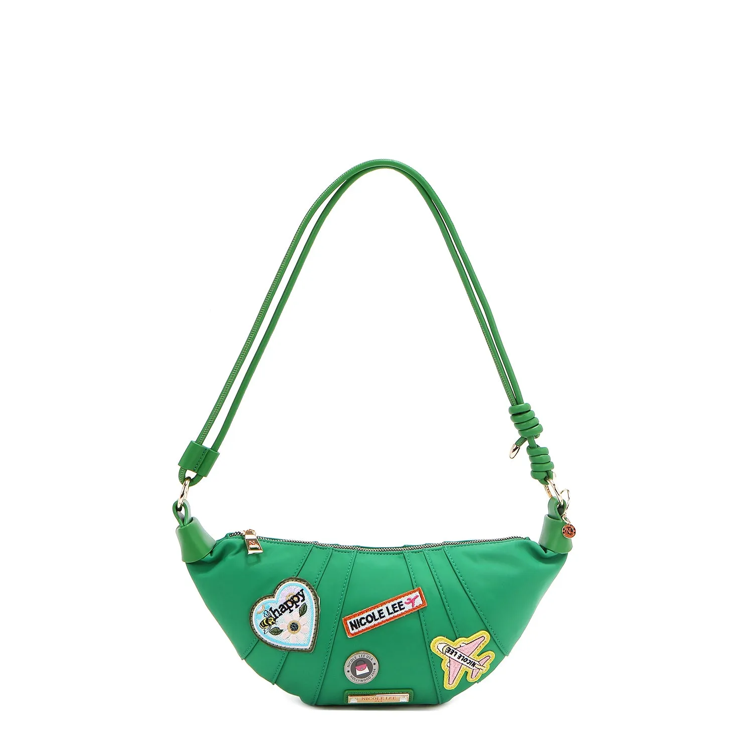 COLOR PATCH CROISSANT BAG