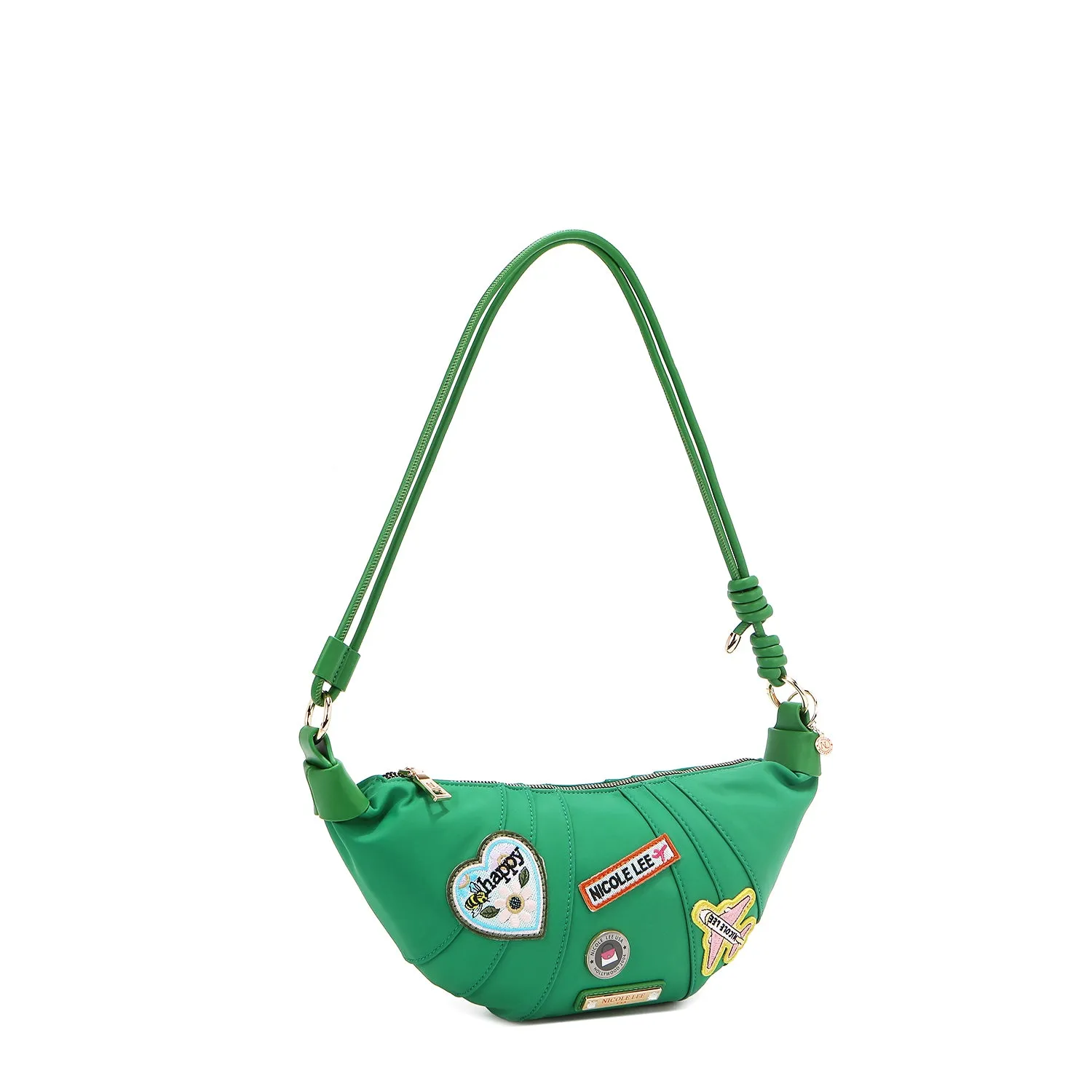COLOR PATCH CROISSANT BAG
