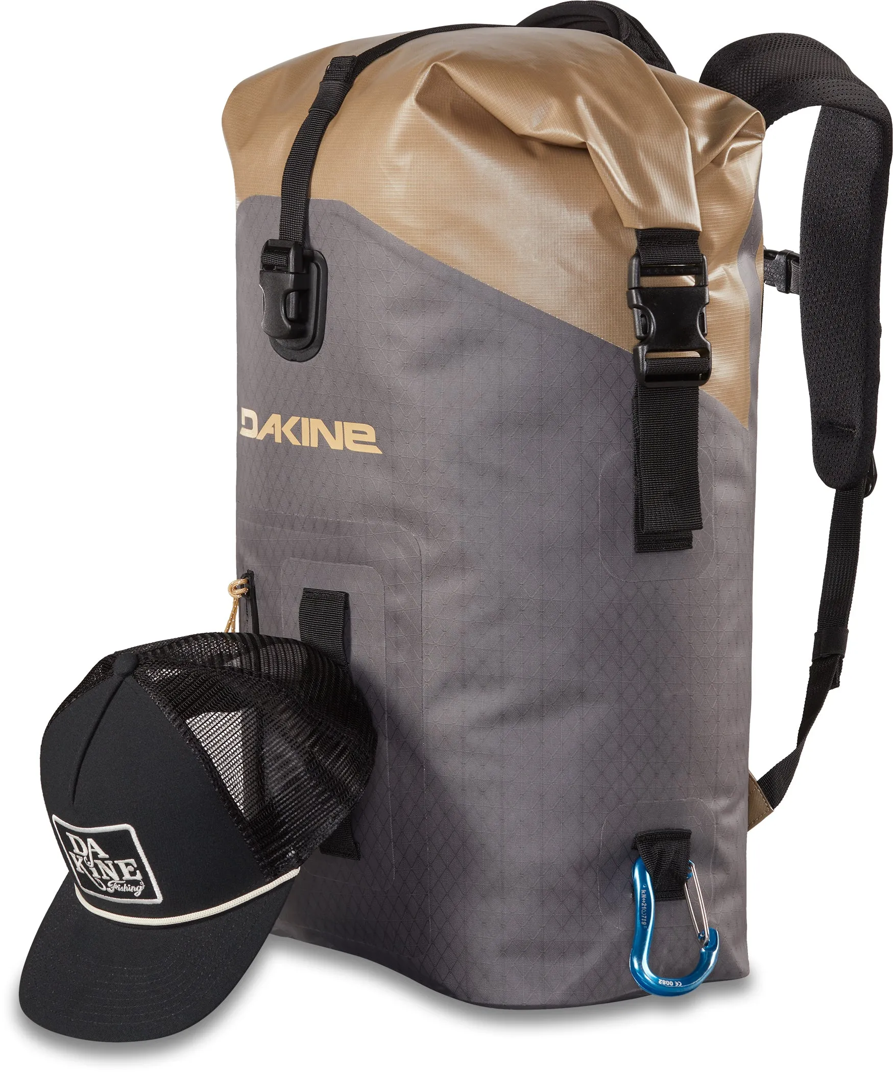 Cyclone Wet/Dry Rolltop Backpack 34L - Castlerock/Stone