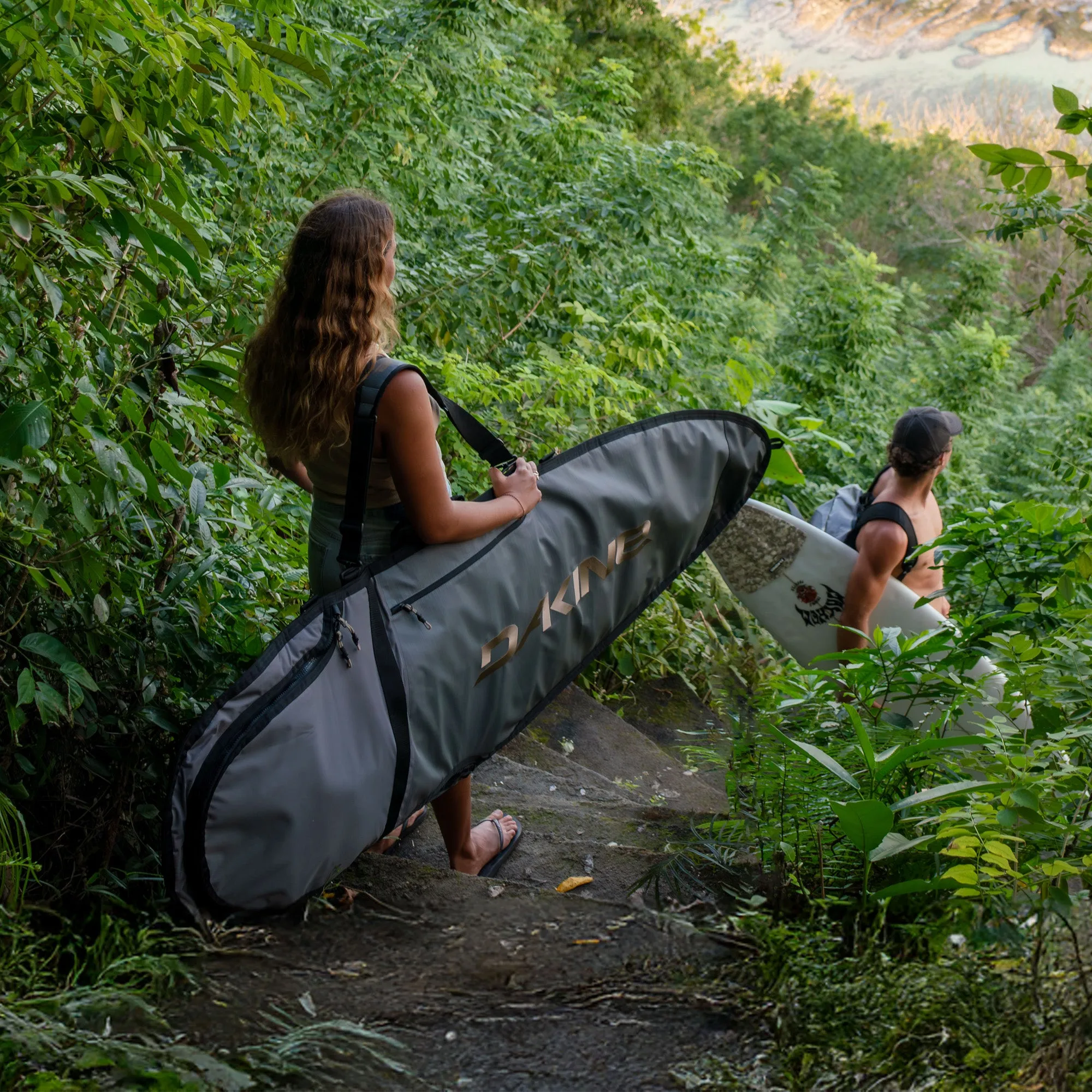 Daylight DLX Surfboard Bag Thruster - Castlerock/Stone