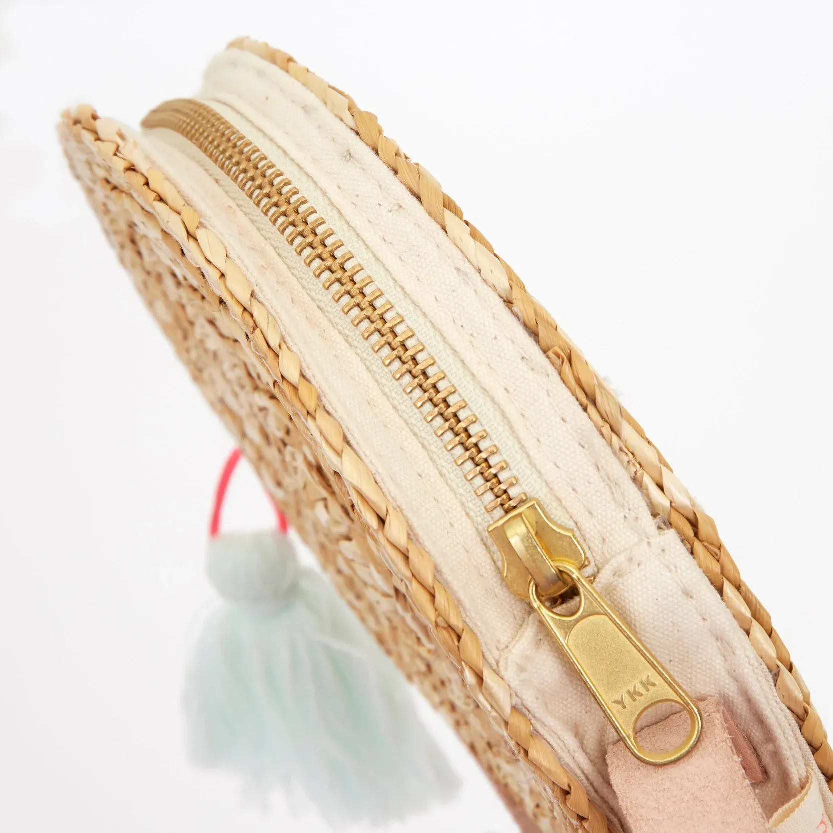 Emoji Cross Body Straw Bag