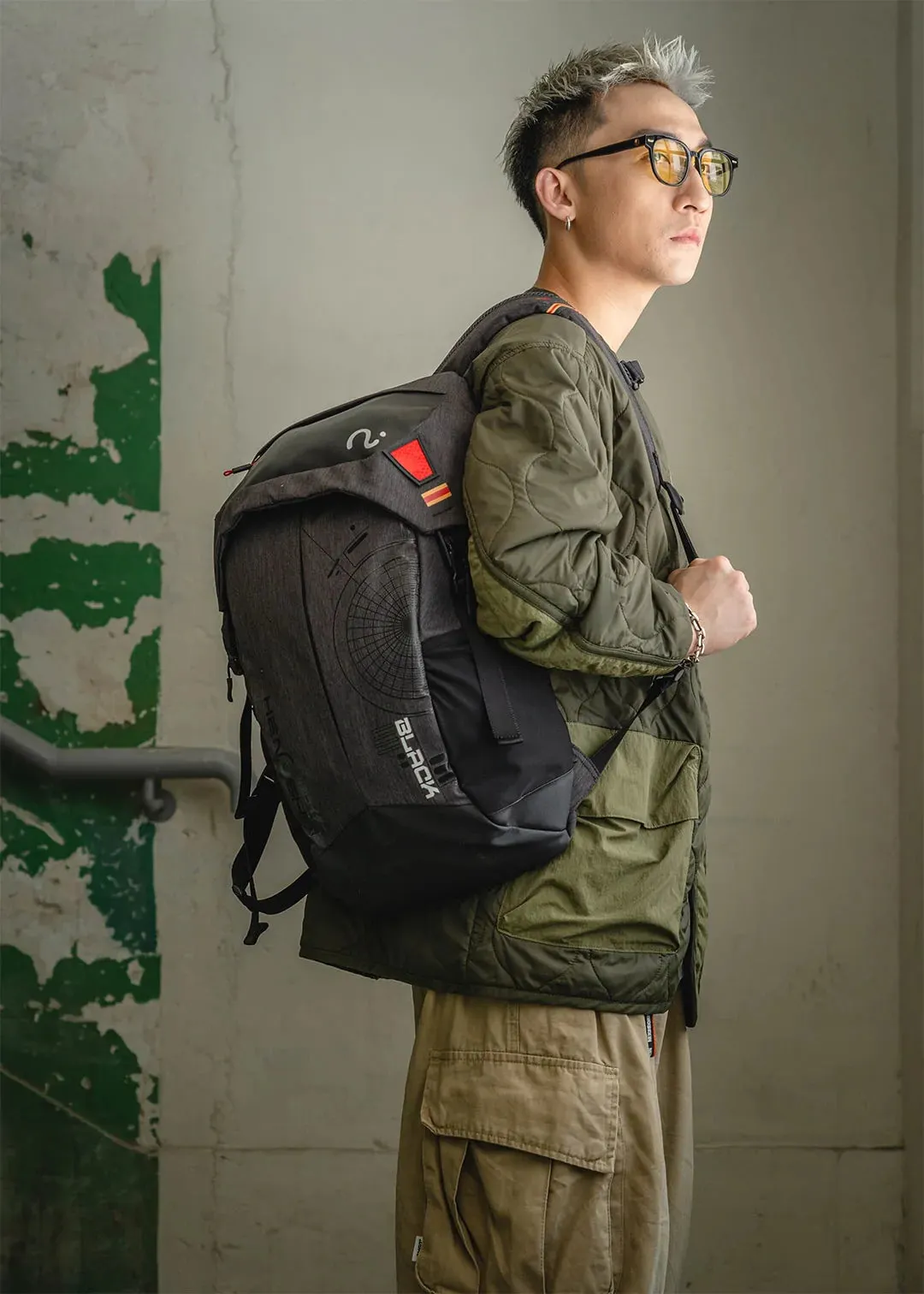 FX Creations Kamen Rider Black AGS Pro Suspension Backpack KMR76322AGS-01
