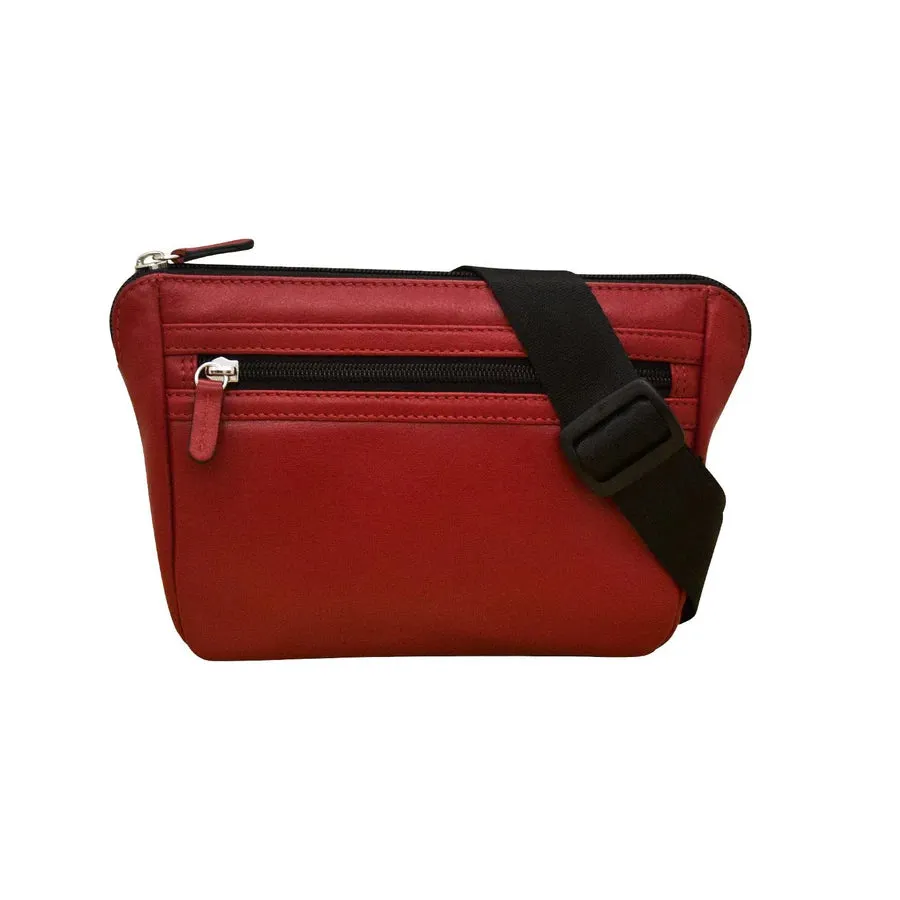ili New York RFID Smooth Leather Waist Bag