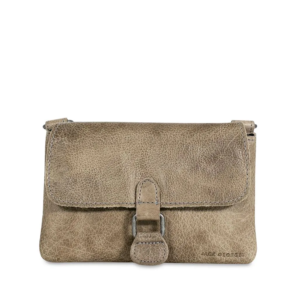 Jack Georges Buffed Mini Crossbody Bag