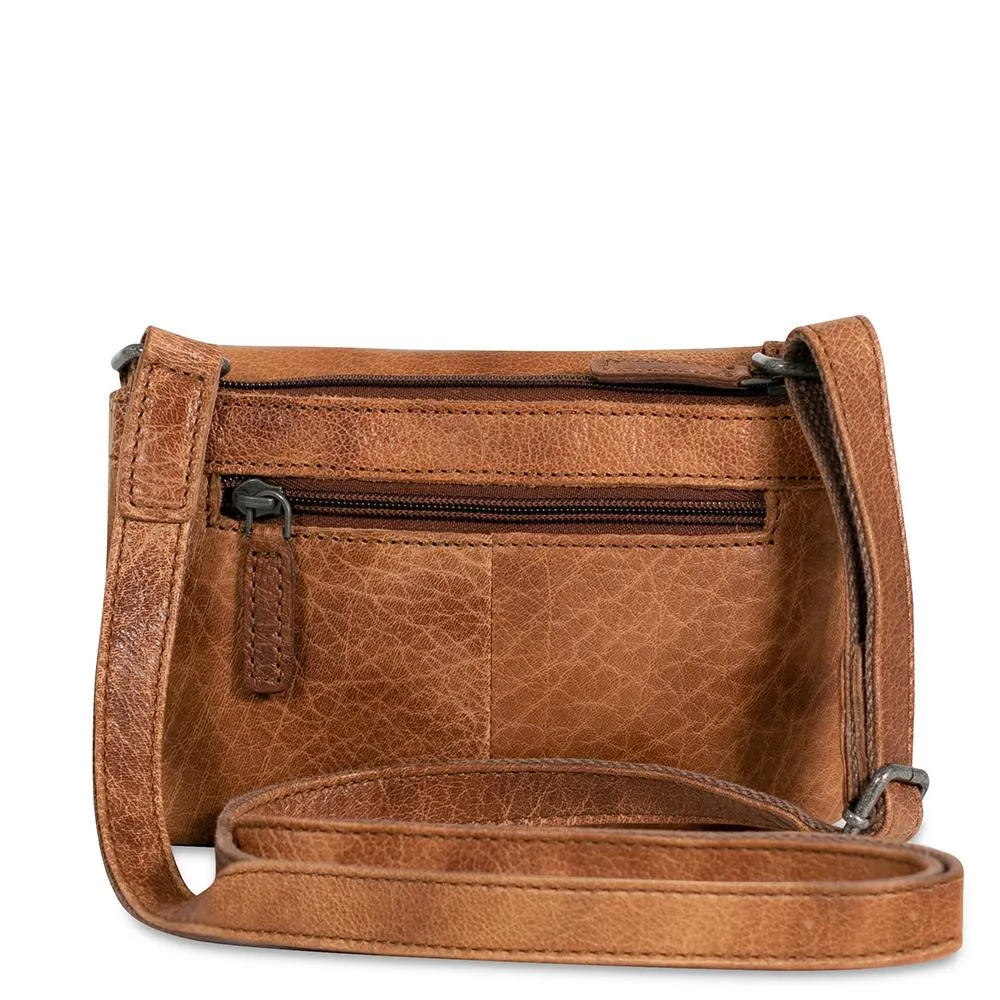 Jack Georges Buffed Mini Crossbody Bag
