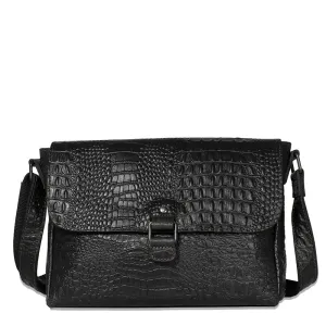 Jack Georges Hornback Croco Olivia Crossbody Bag