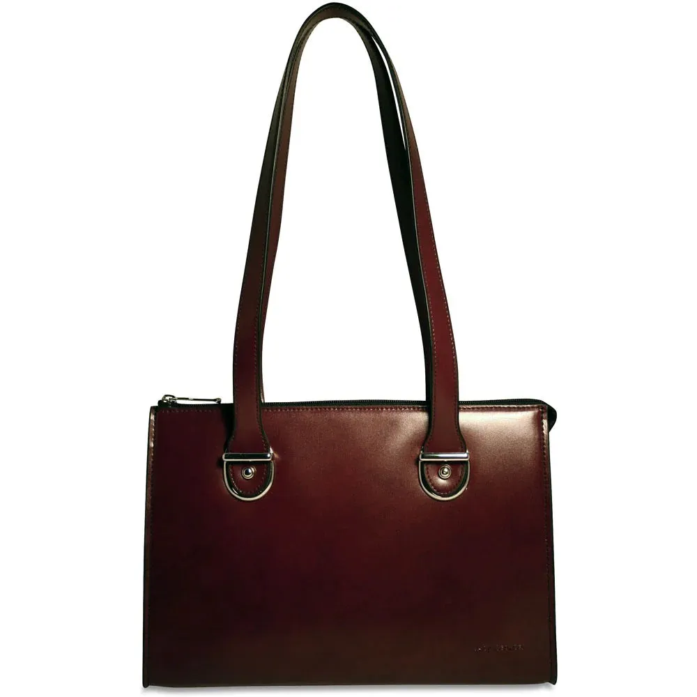 Jack Georges Milano Shoulder Leather Handbag