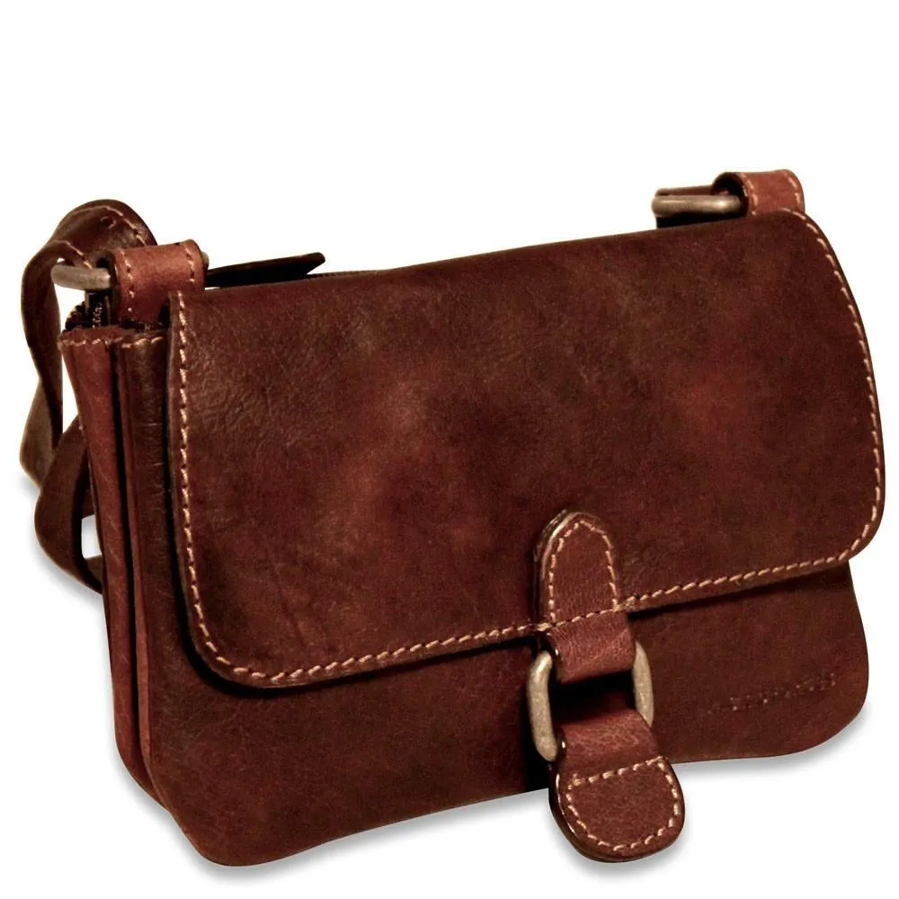 Jack Georges Voyager Collection Mini Crossbody Bag