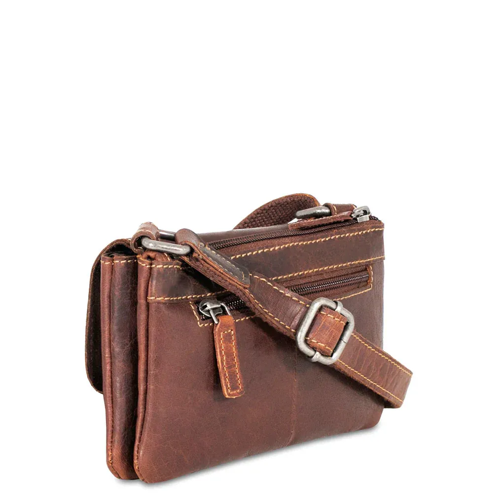 Jack Georges Voyager Collection Mini Crossbody Bag
