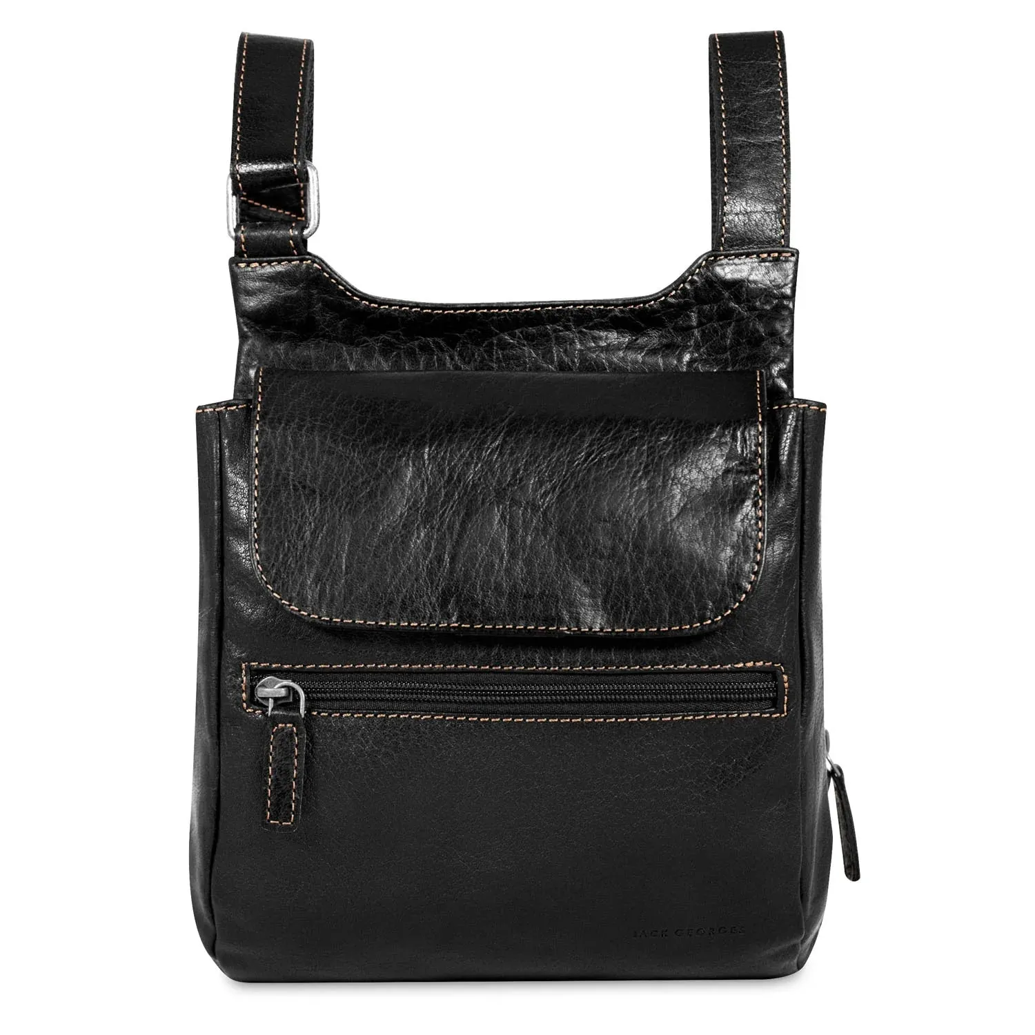 Jack Georges Voyager Collection Slim Crossbody Bag