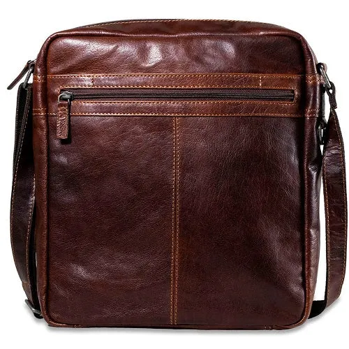 Jack Georges Voyager Large Zippered Crossbody Bag