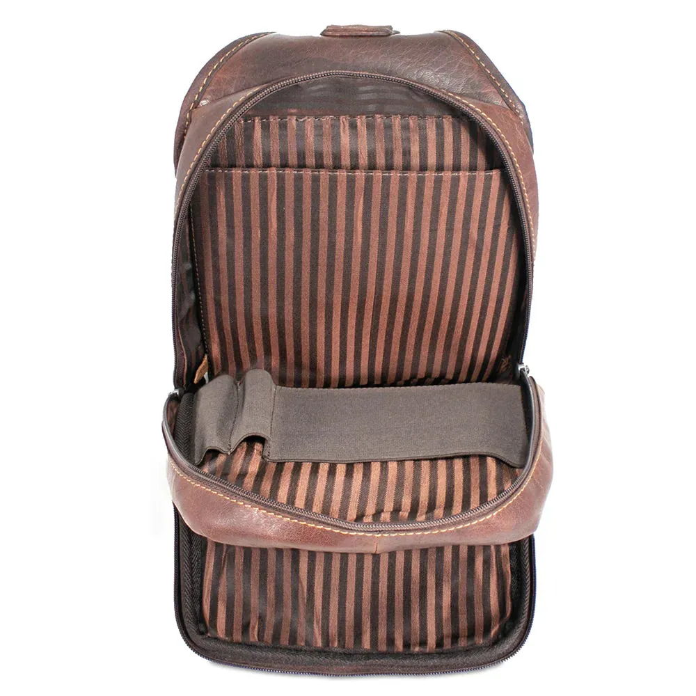 Jack Georges Voyager Sling Bag Brown