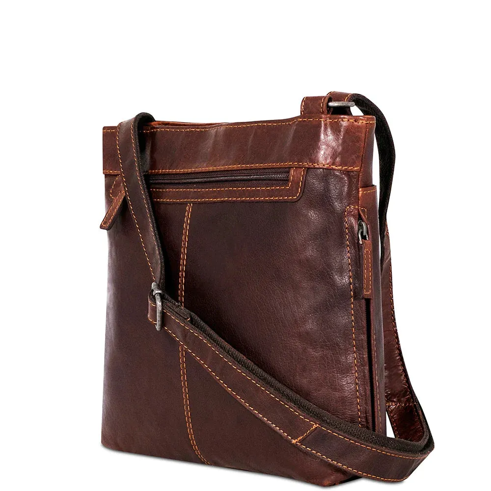 Jack Georges Voyager Small Zip Top Crossbody Bag
