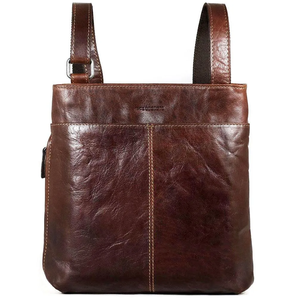 Jack Georges Voyager Small Zip Top Crossbody Bag