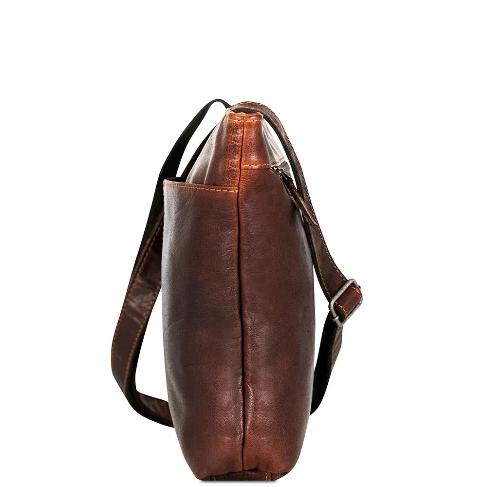 Jack Georges Voyager Small Zip Top Crossbody Bag