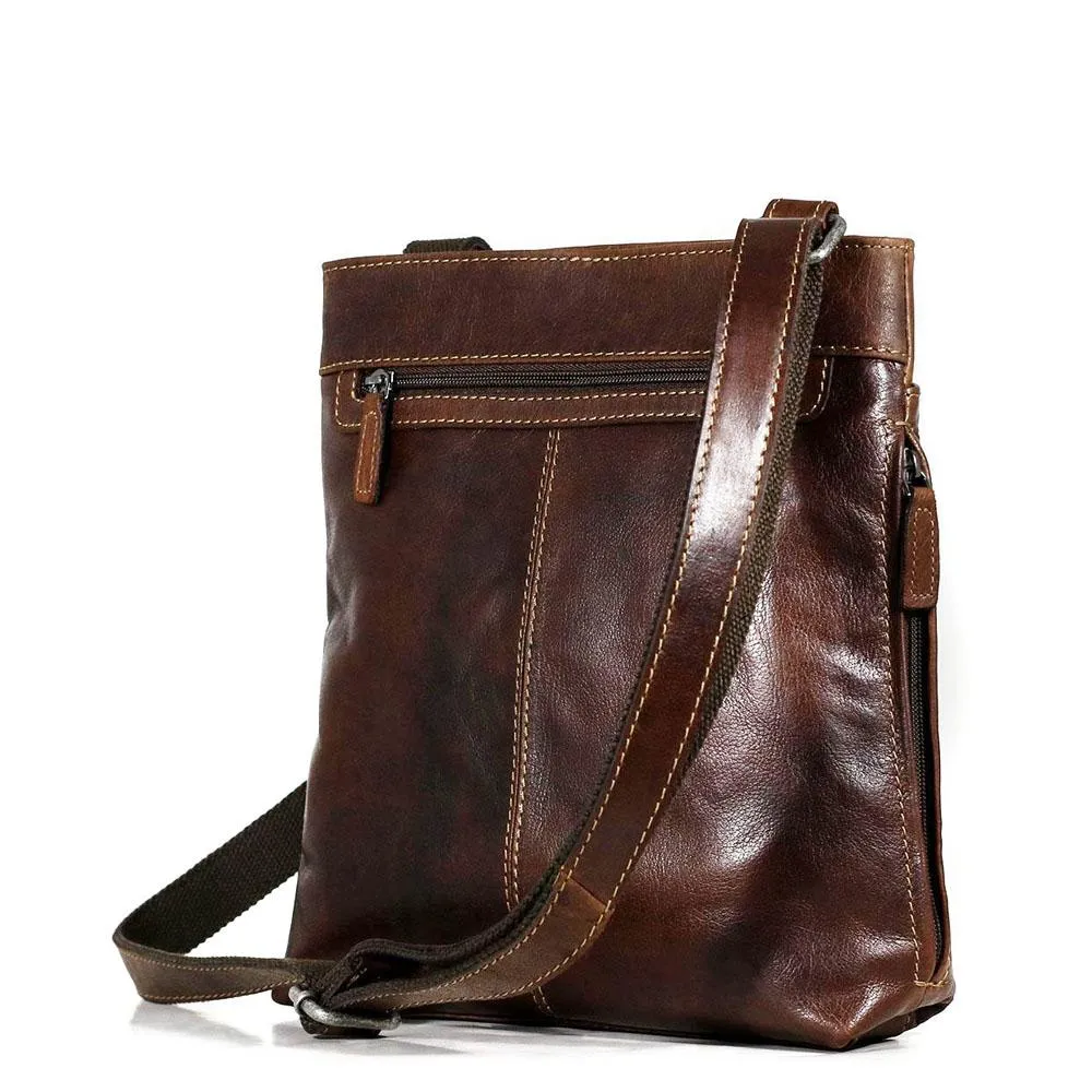 Jack Georges Voyager Small Zip Top Crossbody Bag