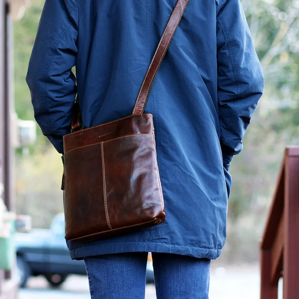 Jack Georges Voyager Small Zip Top Crossbody Bag