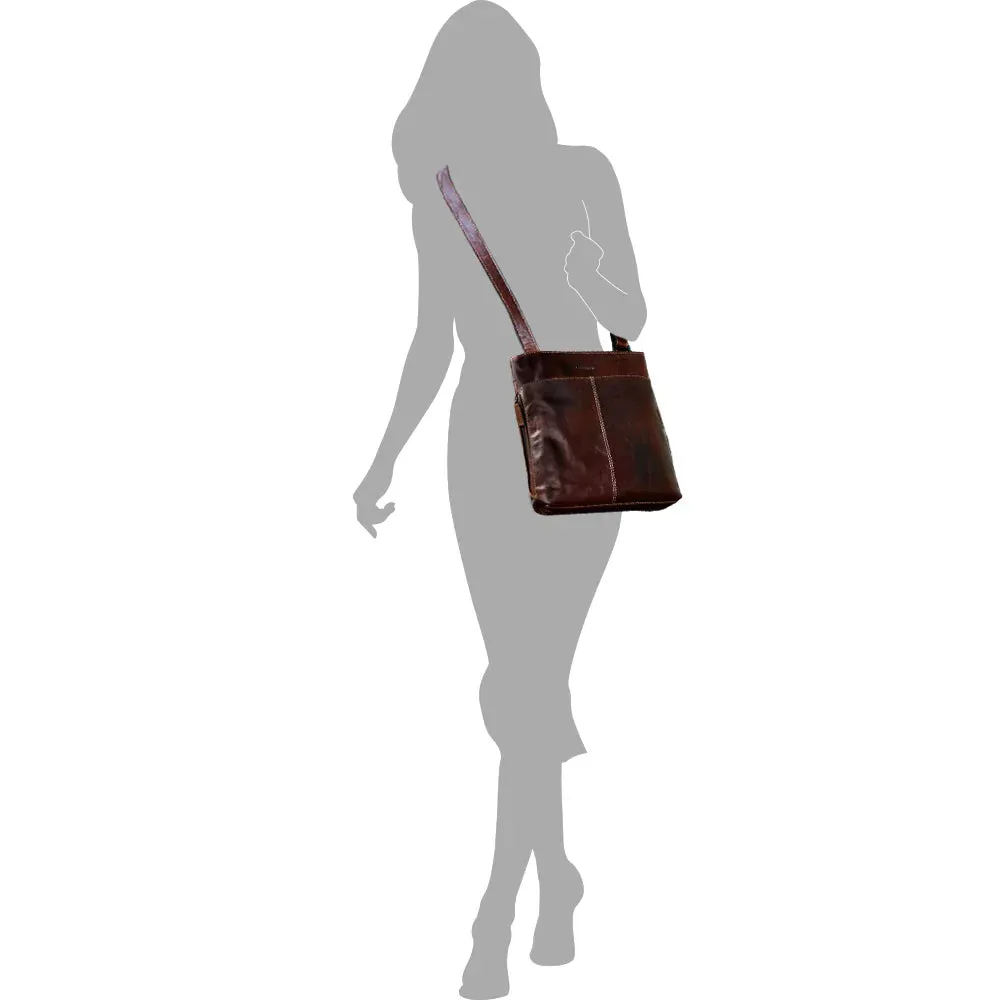 Jack Georges Voyager Small Zip Top Crossbody Bag