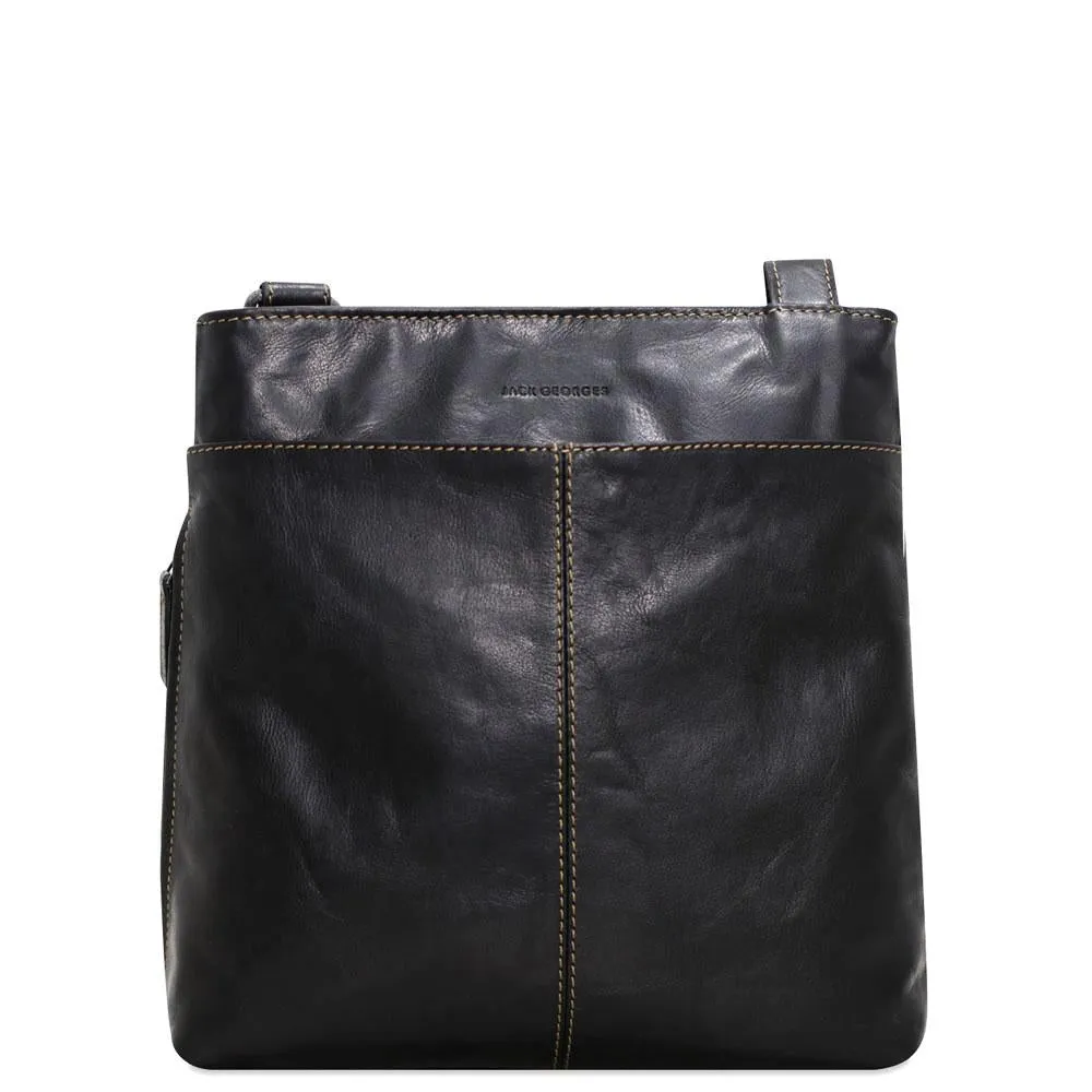 Jack Georges Voyager Small Zip Top Crossbody Bag