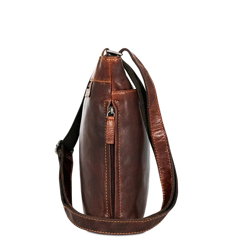 Jack Georges Voyager Small Zip Top Crossbody Bag