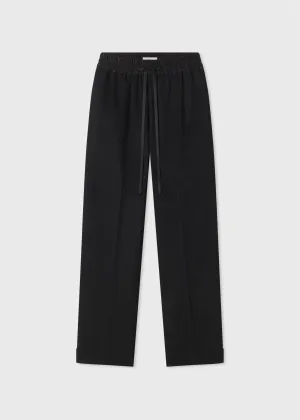 Jogger Pant in Flannel - Black