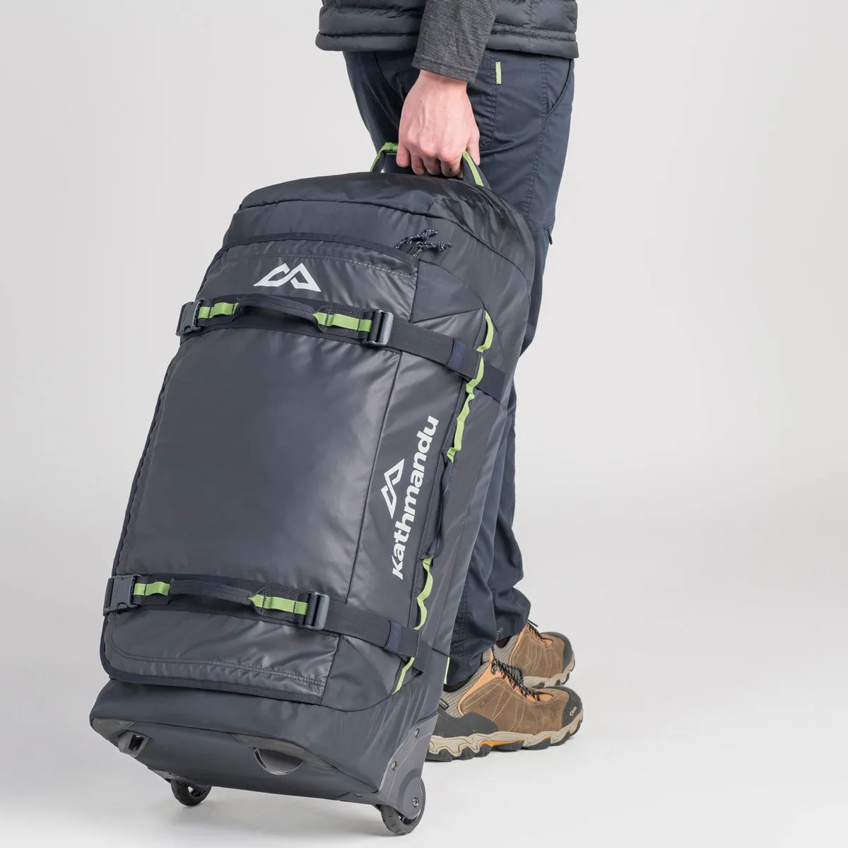 Kathmandu Super Tanker Trolley  80L 2-Wheel Wheeled Duffel Bags