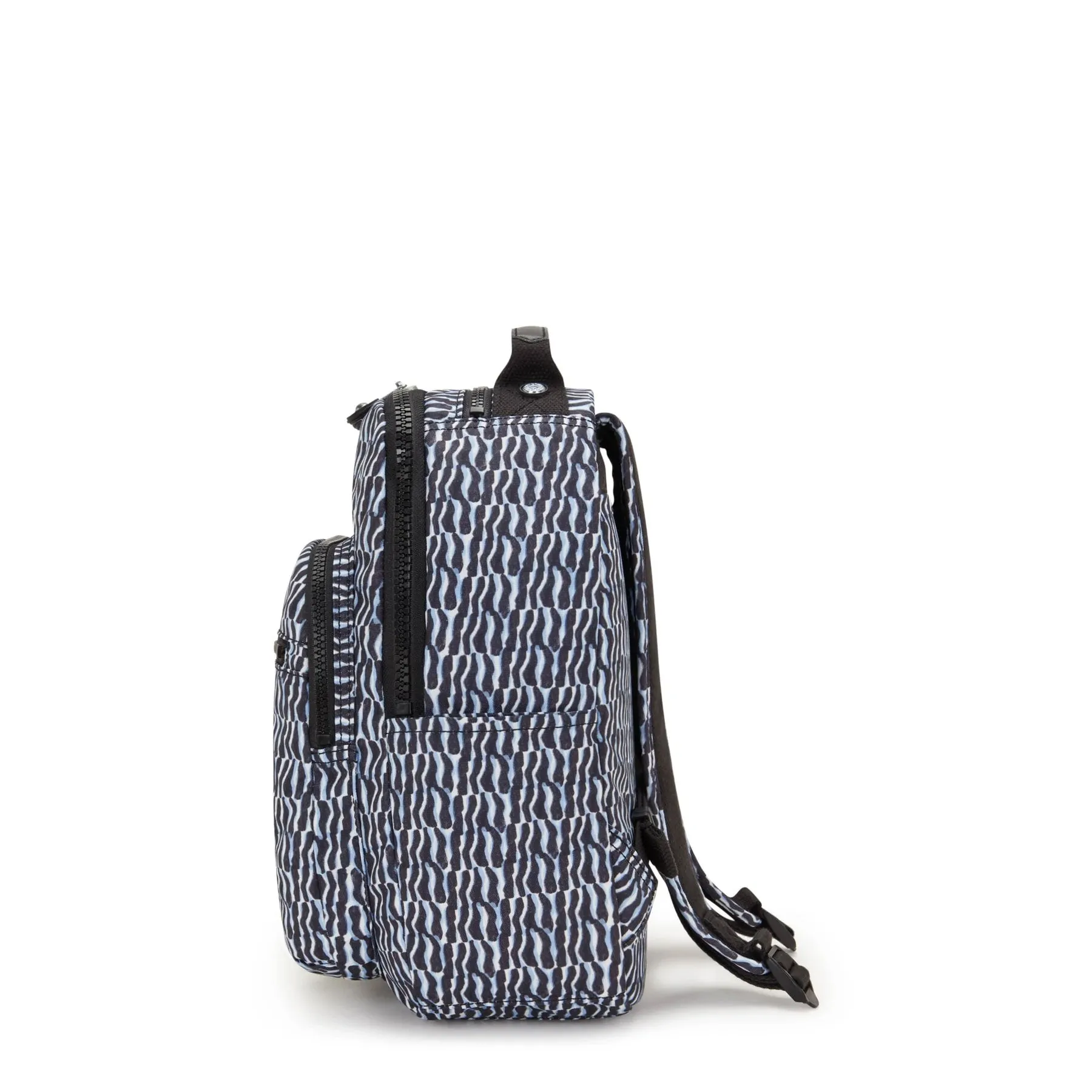 Kipling Seoul Small  Printed Tablet Backpack - Holiday Waves Print