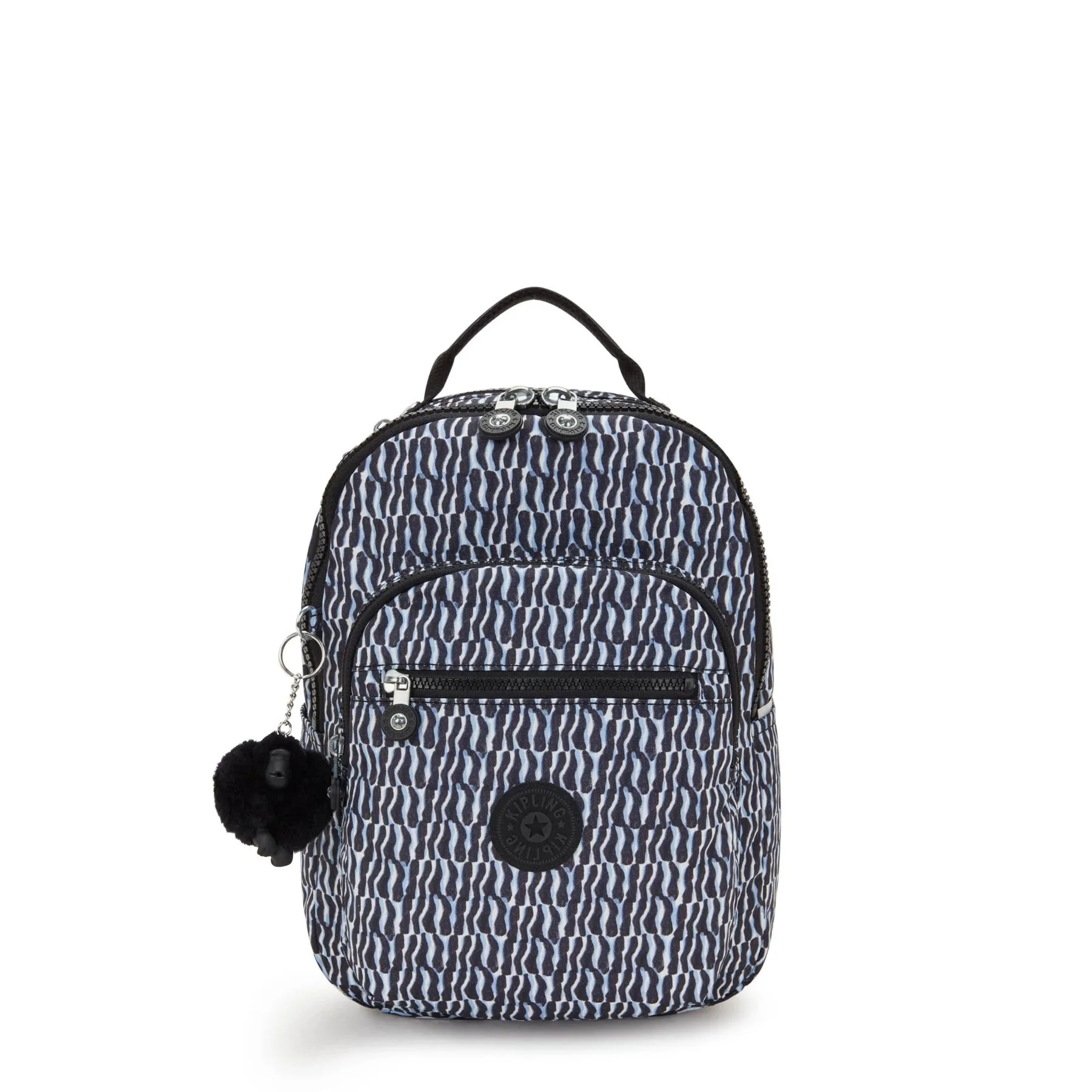 Kipling Seoul Small  Printed Tablet Backpack - Holiday Waves Print