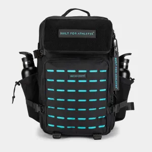 Large Black & Aqua 45L Gym Backpack