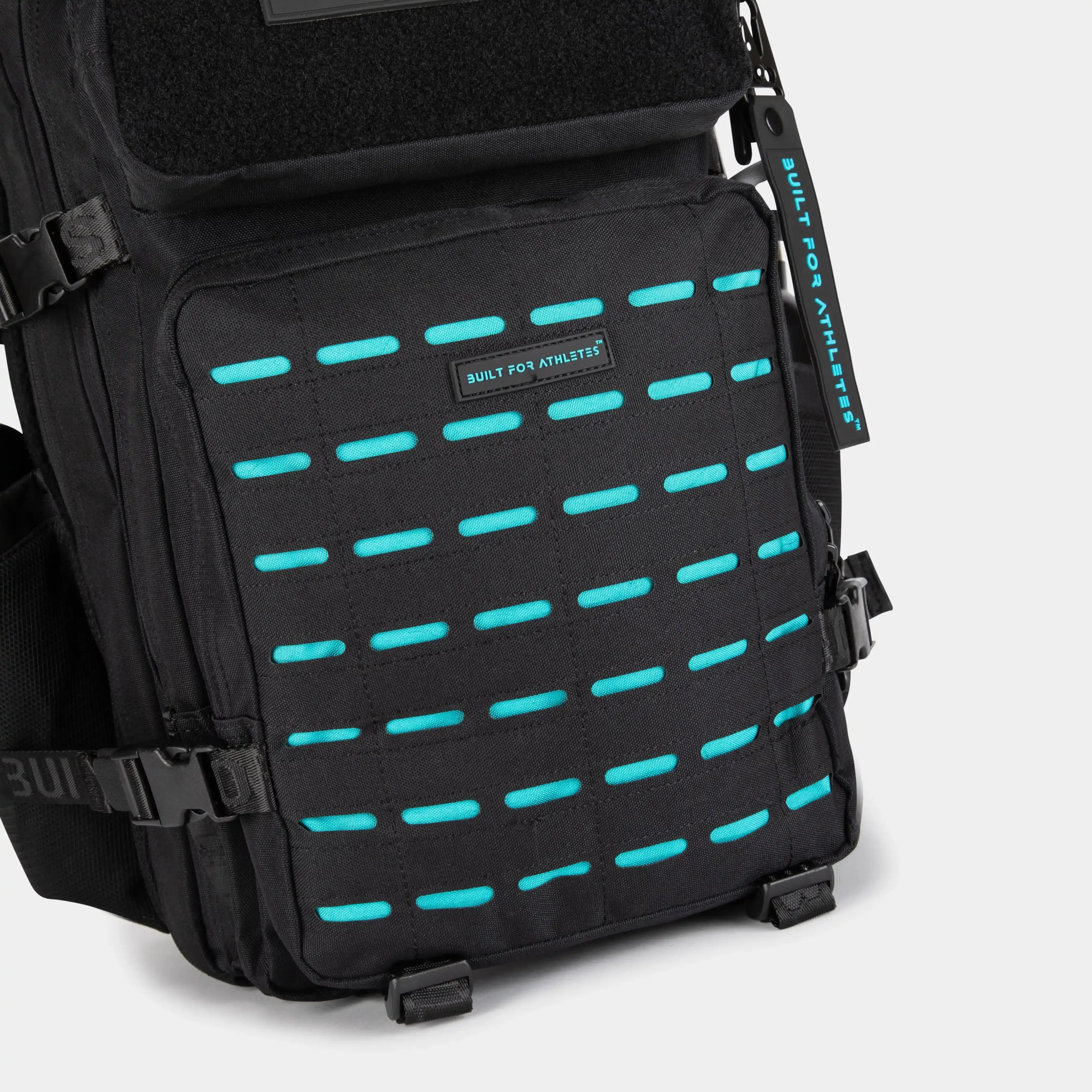 Large Black & Aqua 45L Gym Backpack