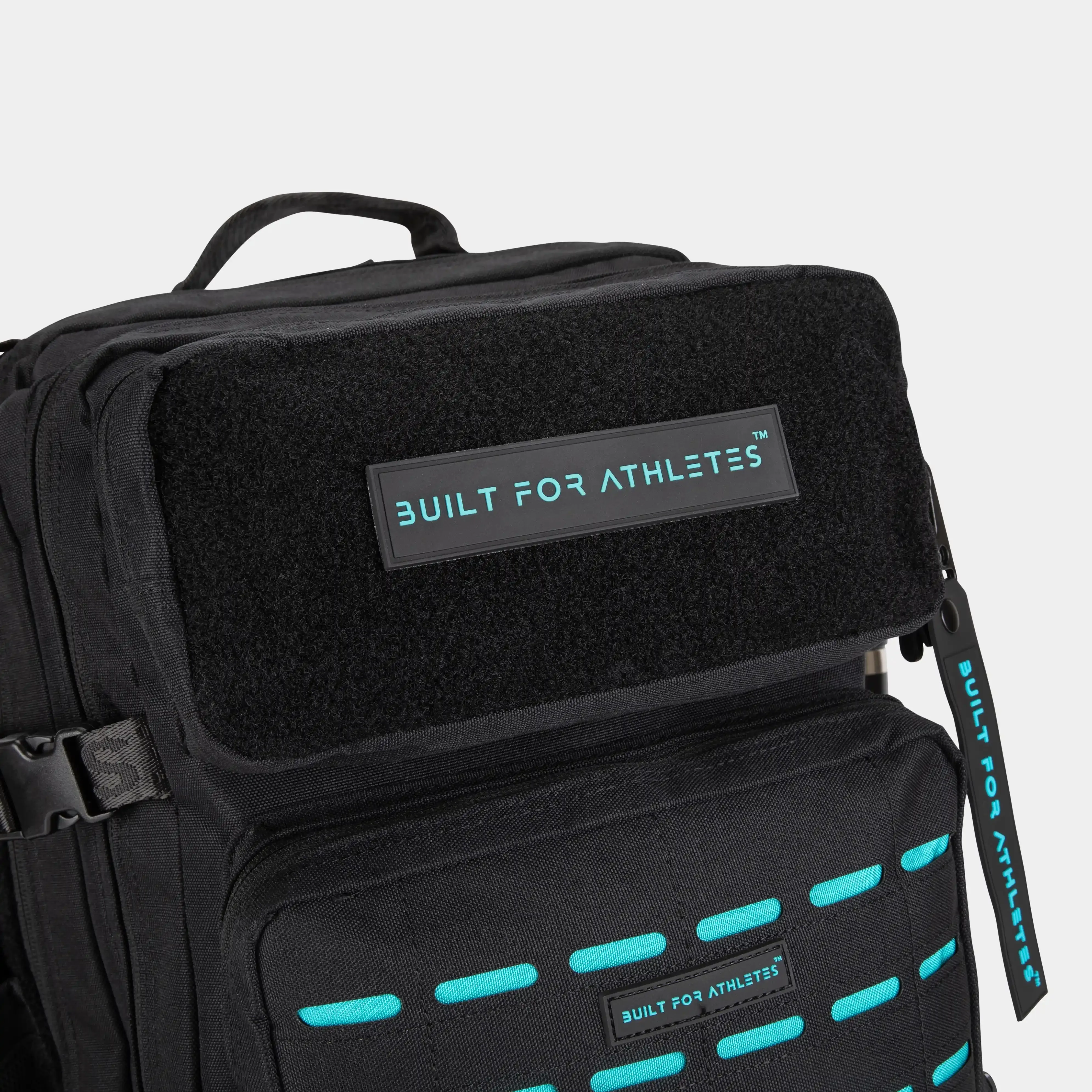 Large Black & Aqua 45L Gym Backpack