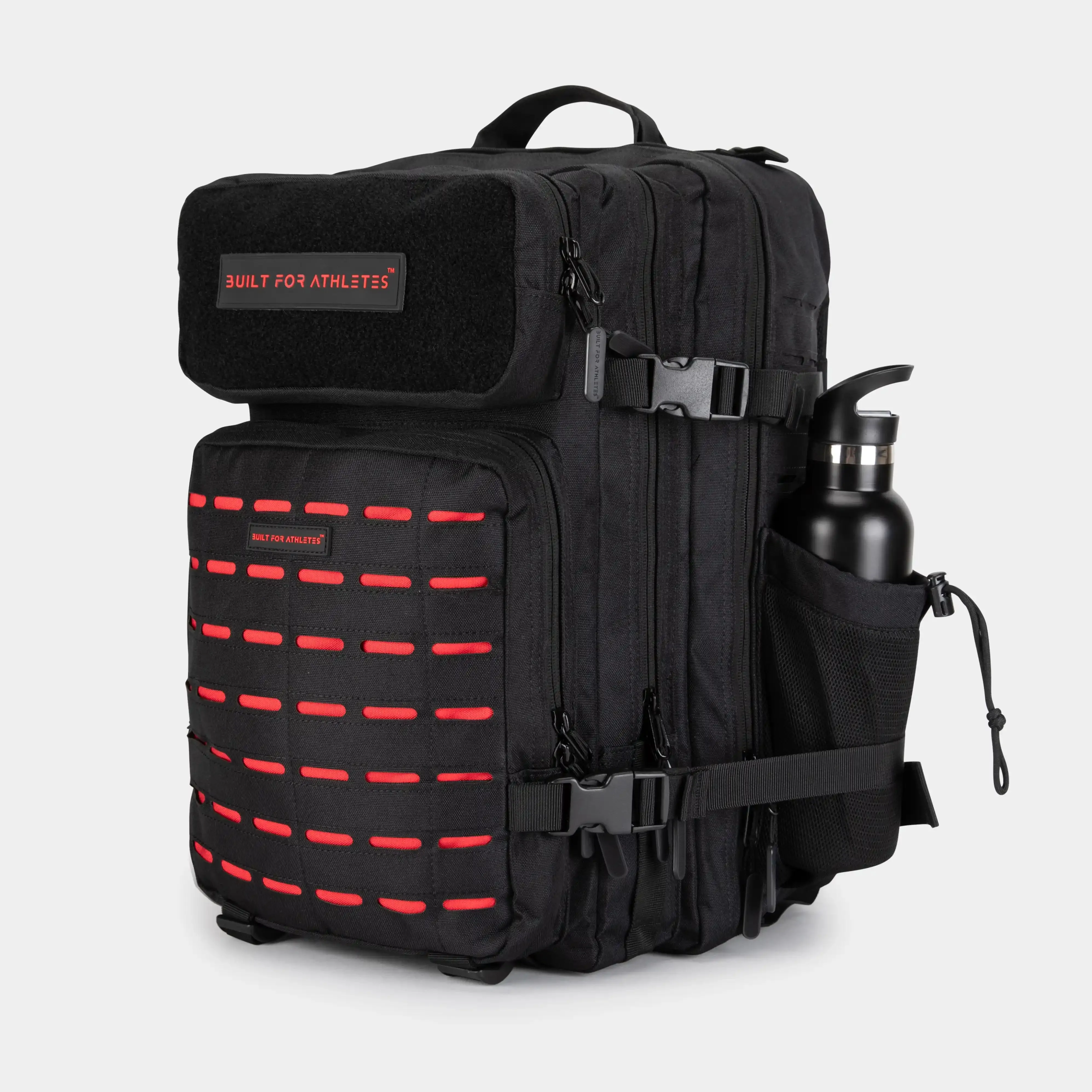 Large Black & Red 45L Gym Backpack