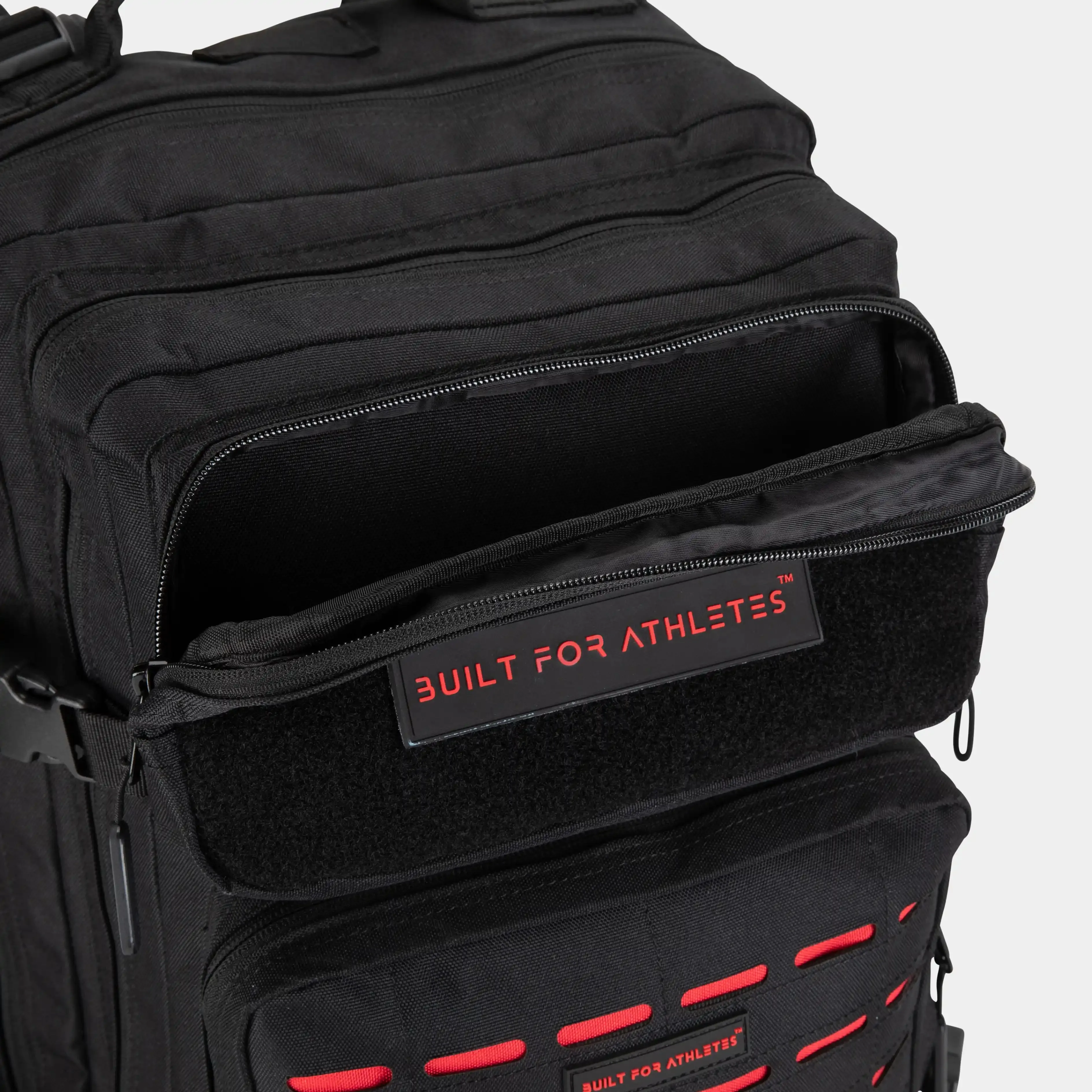 Large Black & Red 45L Gym Backpack