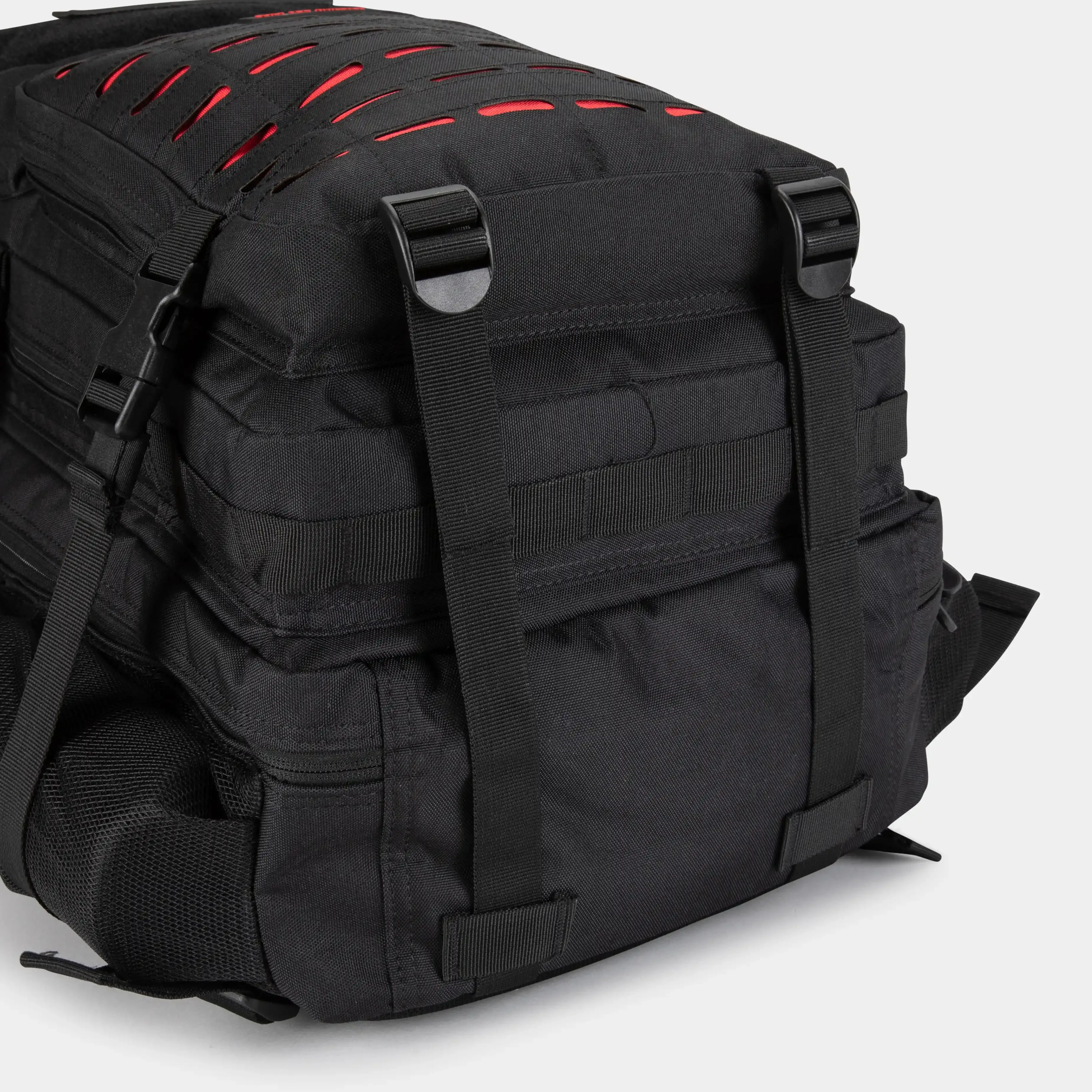 Large Black & Red 45L Gym Backpack