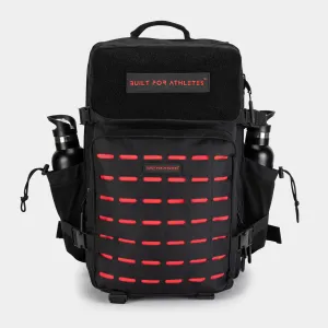 Large Black & Red 45L Gym Backpack