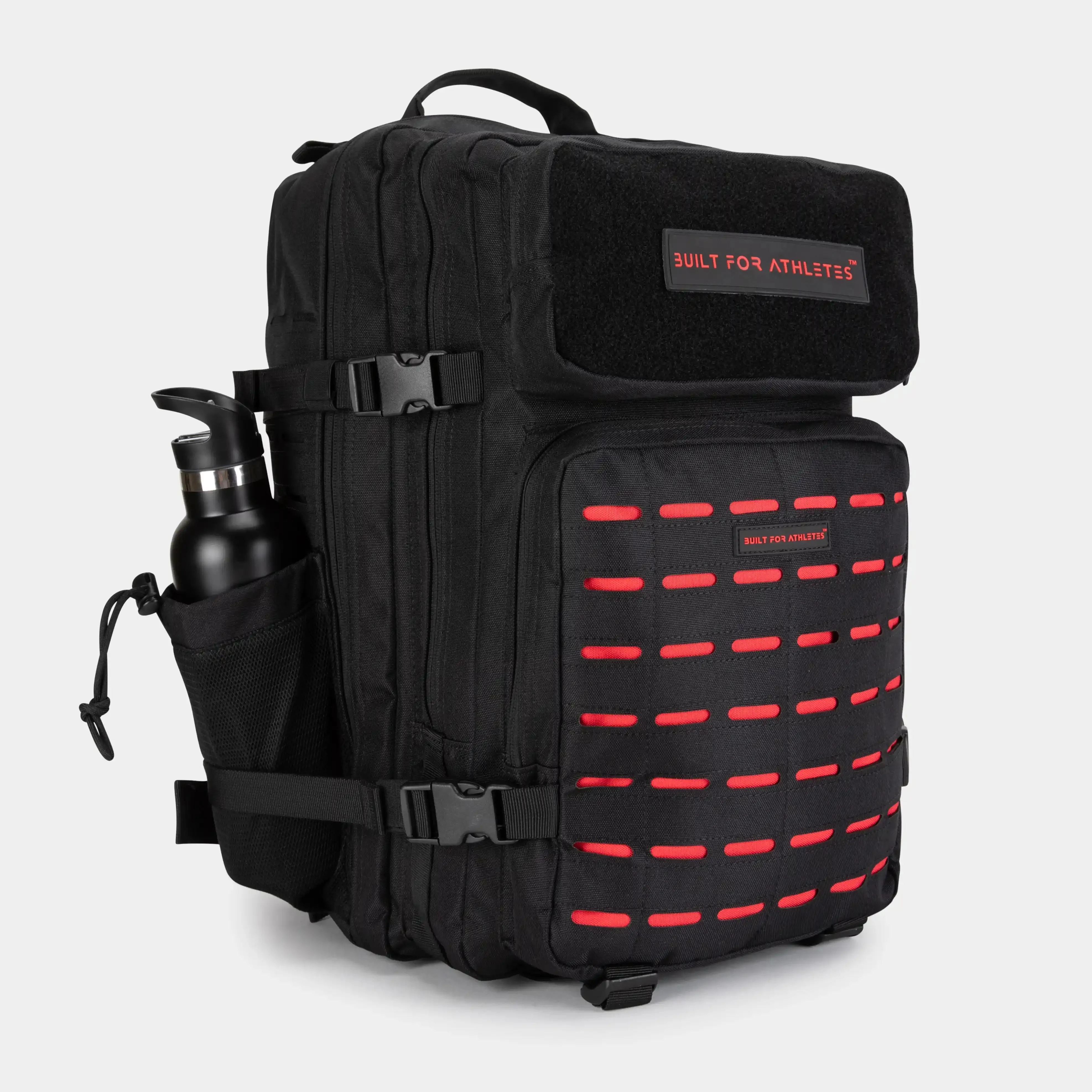 Large Black & Red 45L Gym Backpack