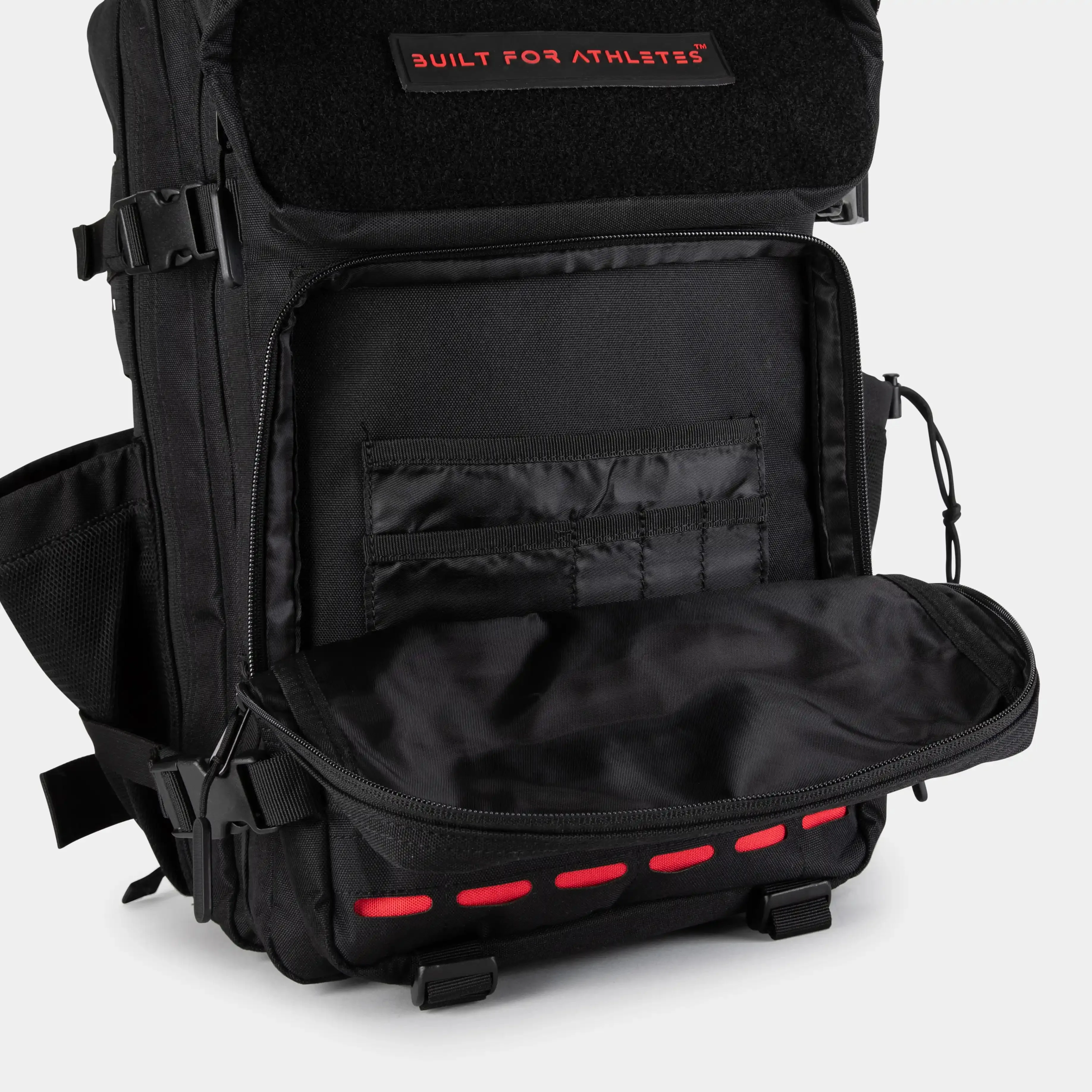 Large Black & Red 45L Gym Backpack