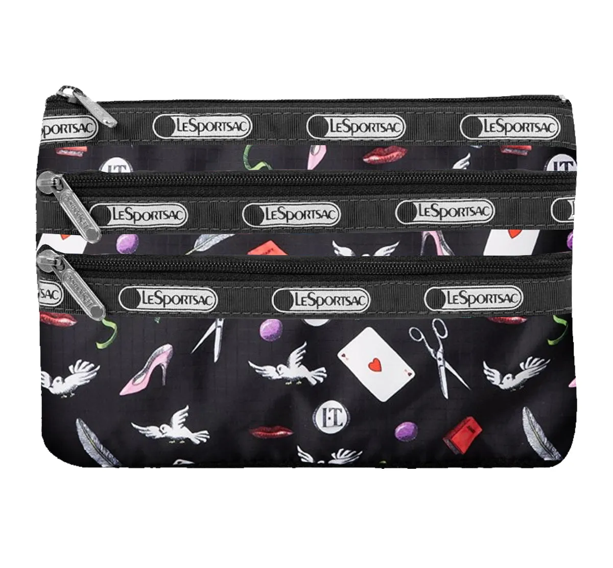 LeSportsac Boxed 3 Zip Cosmetic Bag