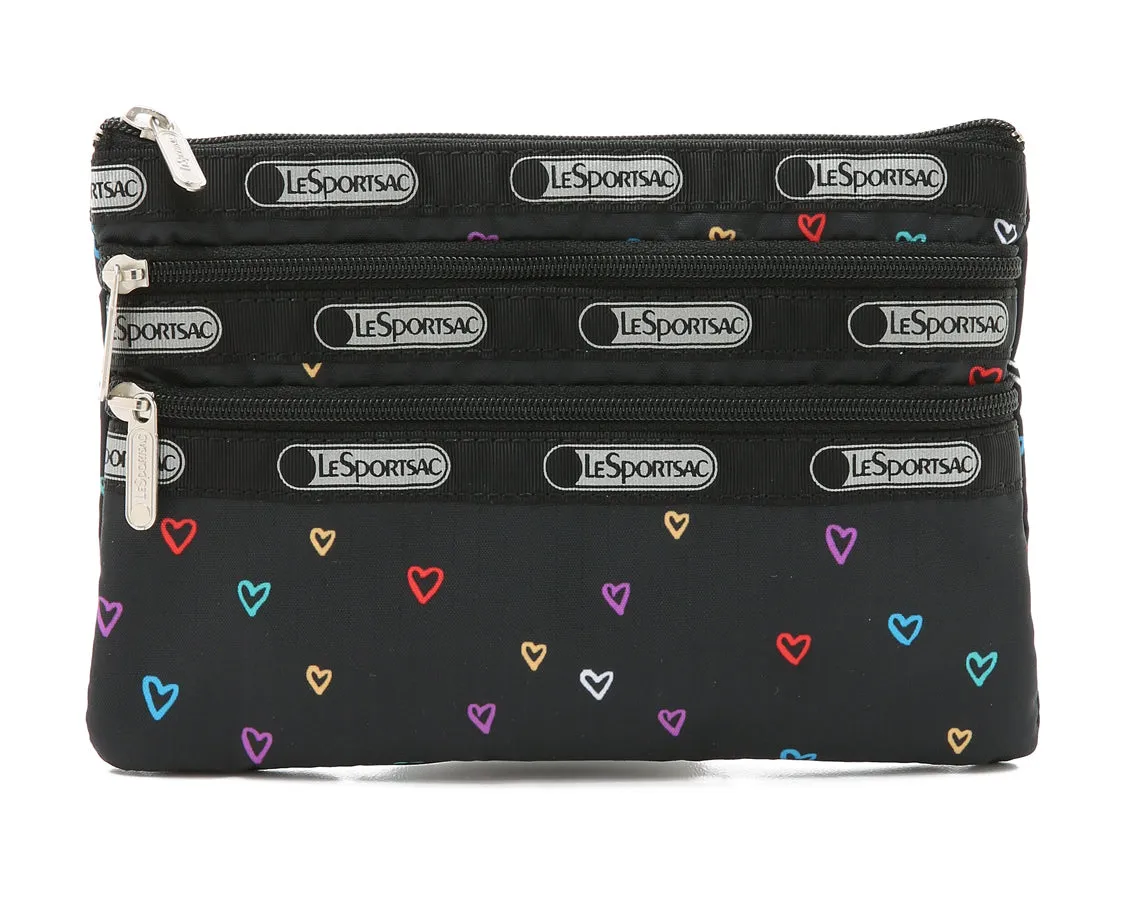 LeSportsac Boxed 3 Zip Cosmetic Bag