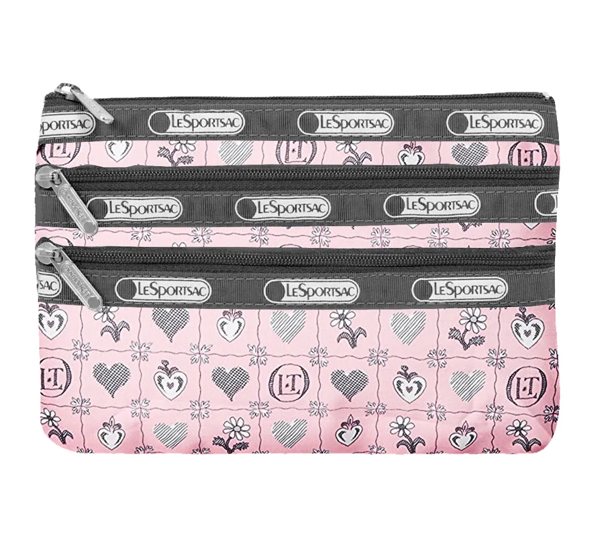 LeSportsac Boxed 3 Zip Cosmetic Bag