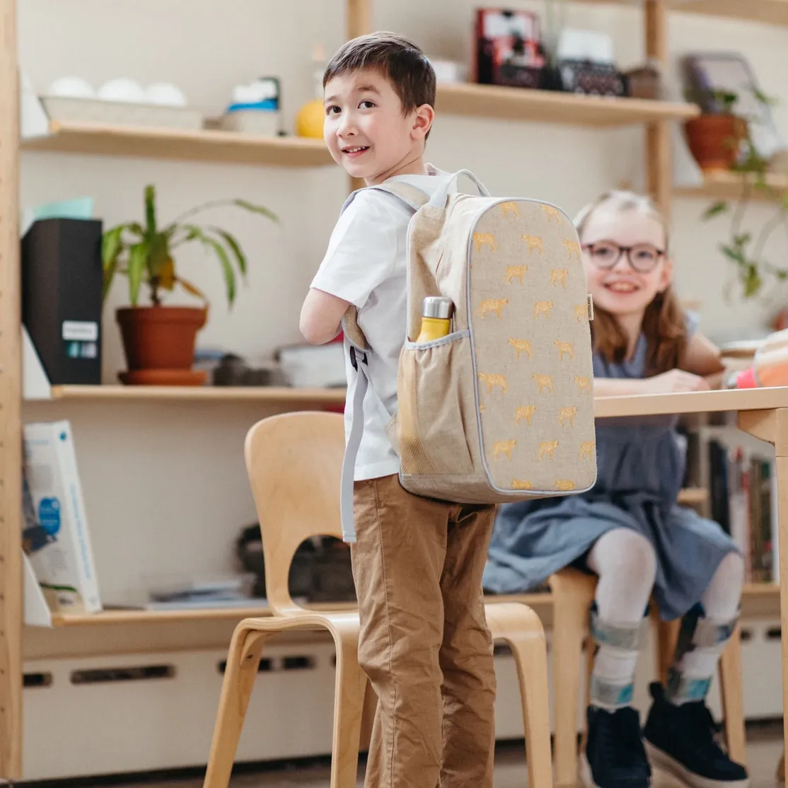 Little Hearts Sage Grade School Backpack