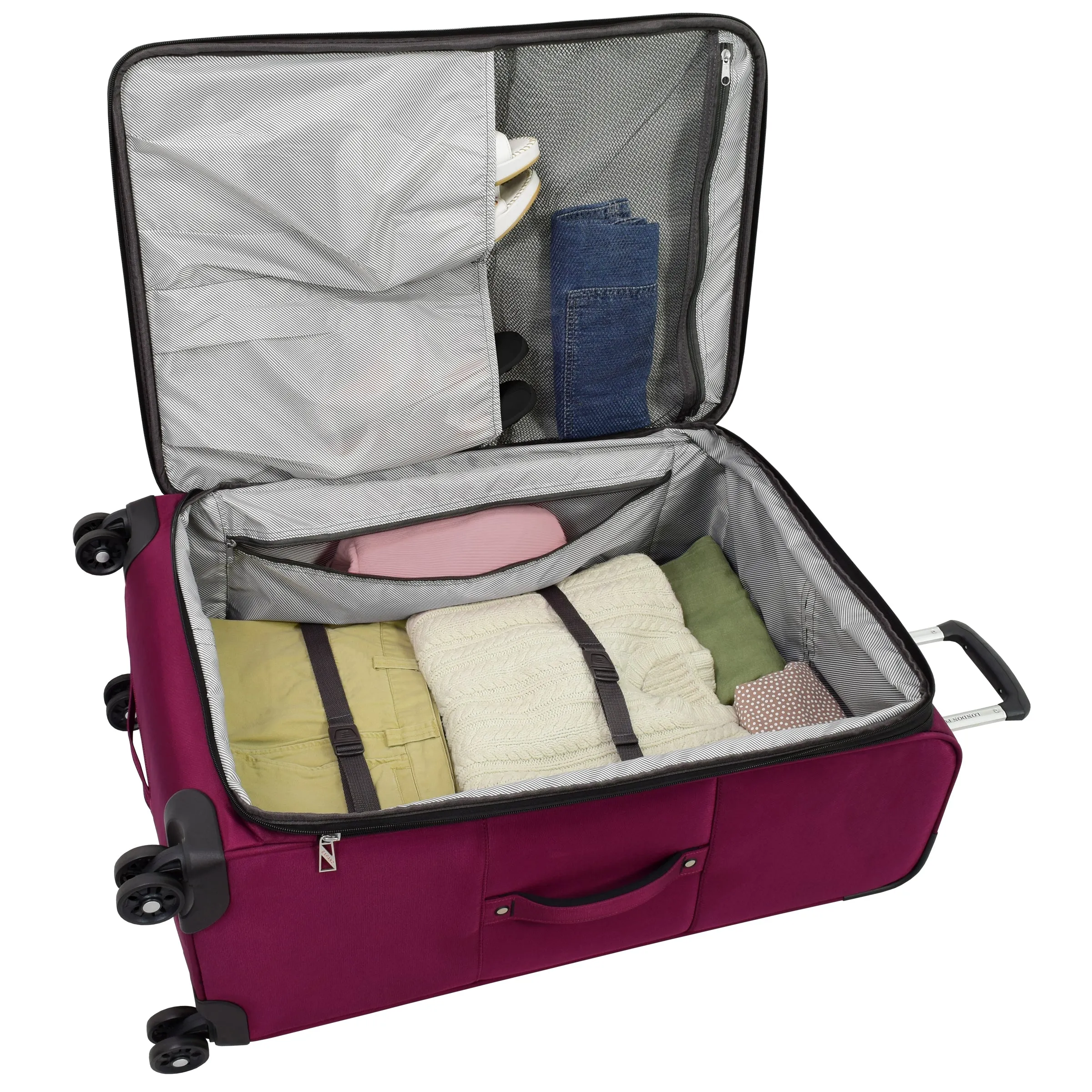 London Fog Cranford Collection 4 Piece Set 4-Wheel Luggage Sets