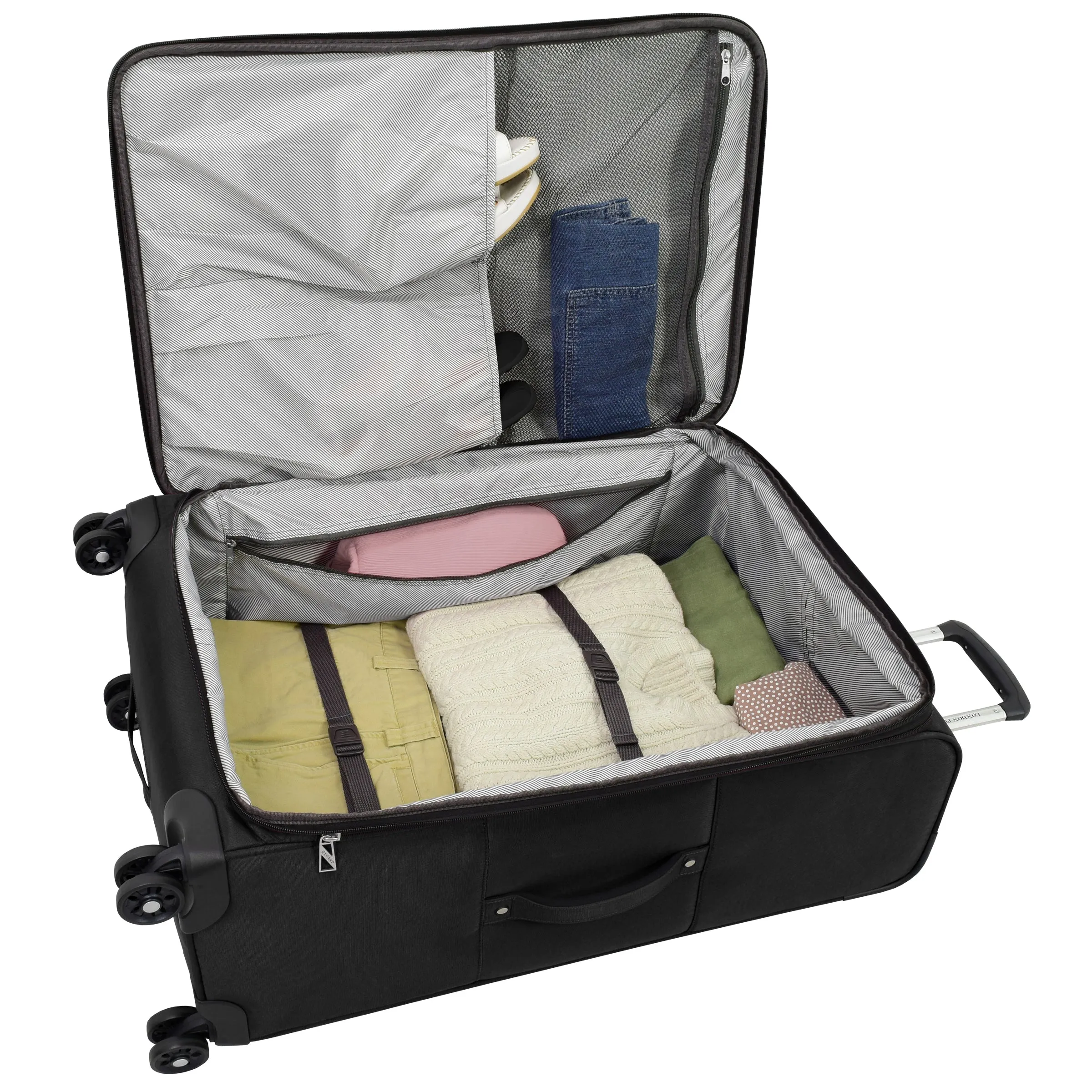 London Fog Cranford Collection 4 Piece Set 4-Wheel Luggage Sets